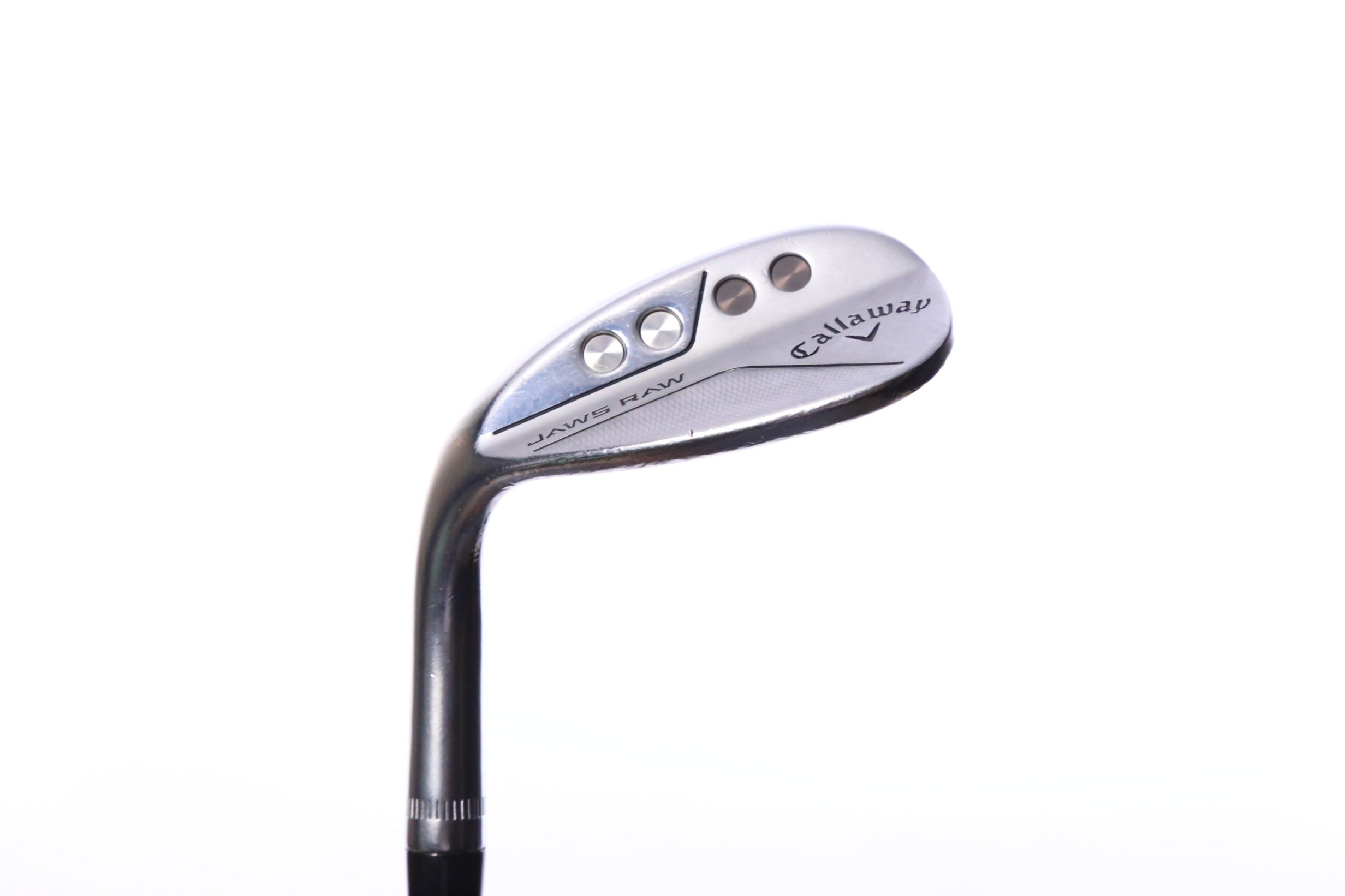 Used Callaway JAWS Raw Chrome Lob Wedge - Left-Handed - 60 Degrees - Stiff Flex-Next Round