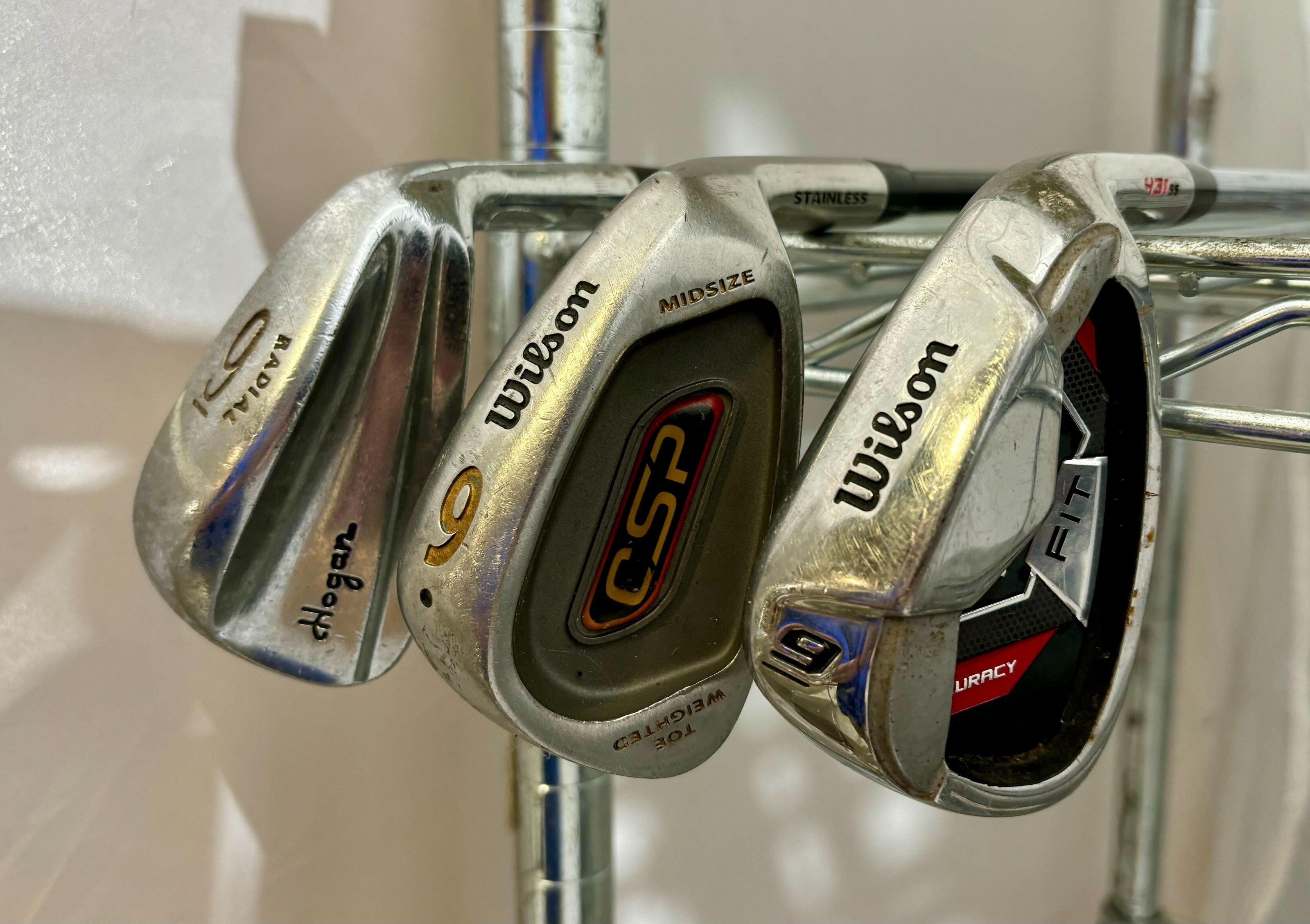Wholesale Lot of 50 Golf Clubs - Assorted Single Irons and Wedges.-Next Round