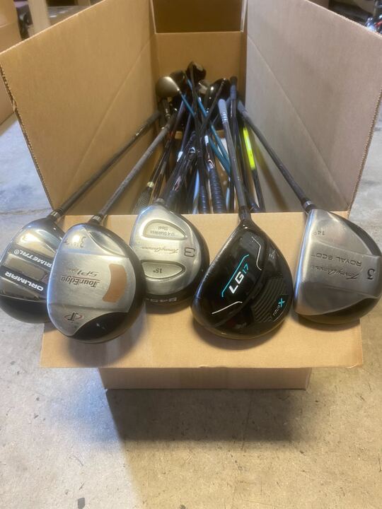 Wholesale Lot of 30 Mixed Woods. Tour Edge, Orlimar, TaylorMade etc.-Next Round
