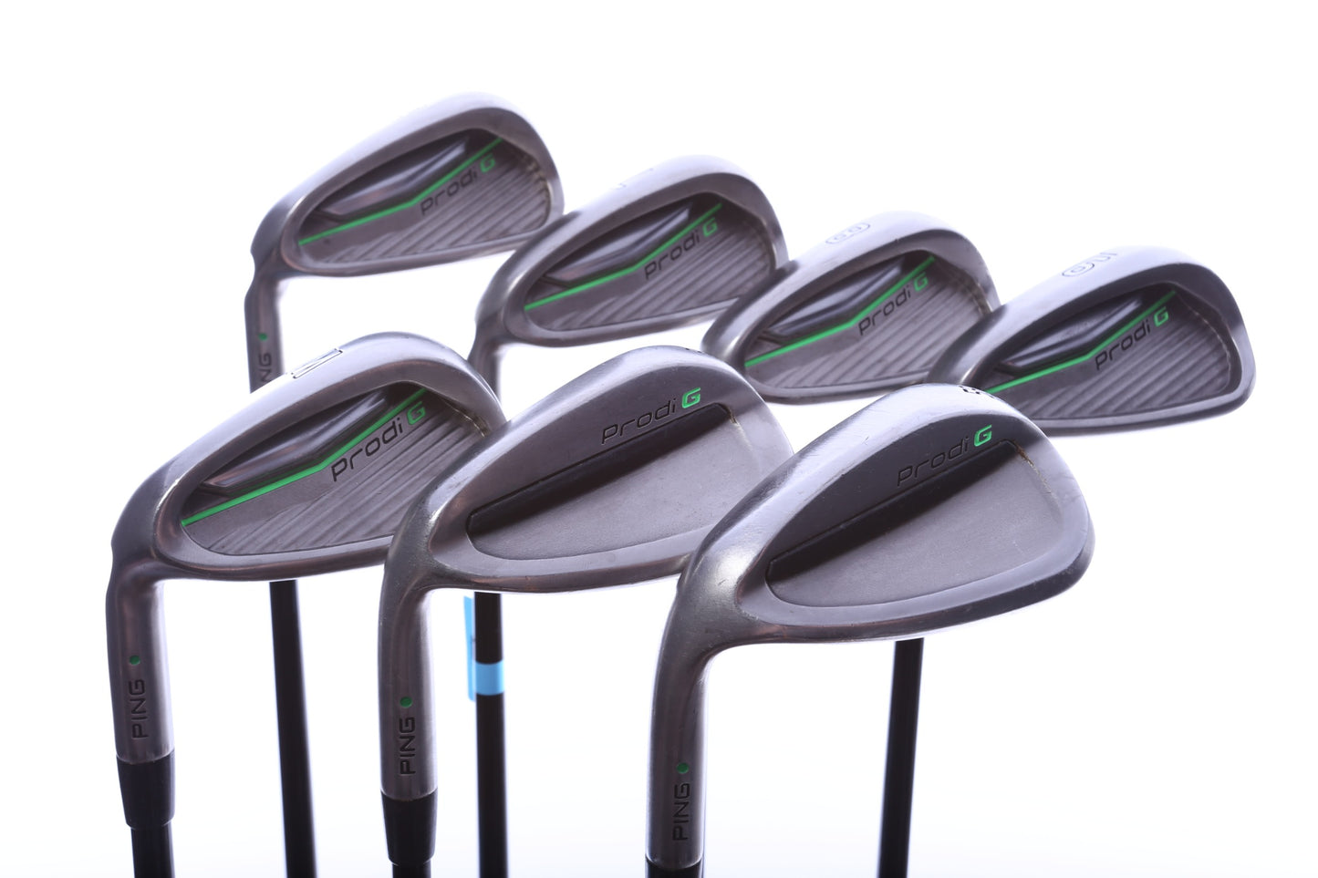 Used Ping Prodi G Iron Set - Left-Handed - 6-PW, 52*, 56* - Youth Flex-Next Round