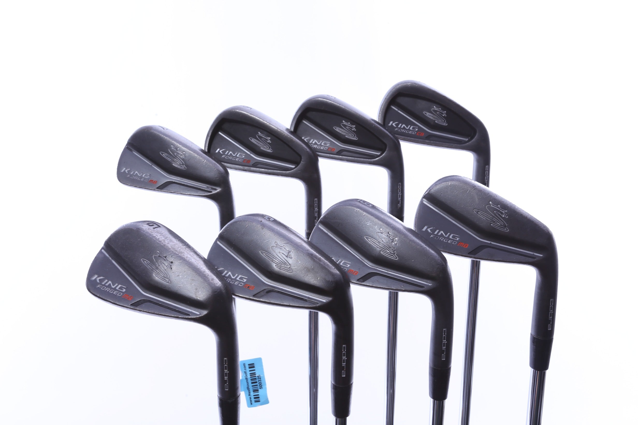 Cobra King Forged CB/MB Combo DMB Black 4-PW, GW Iron Set RH Steel Shaft Regular-Next Round