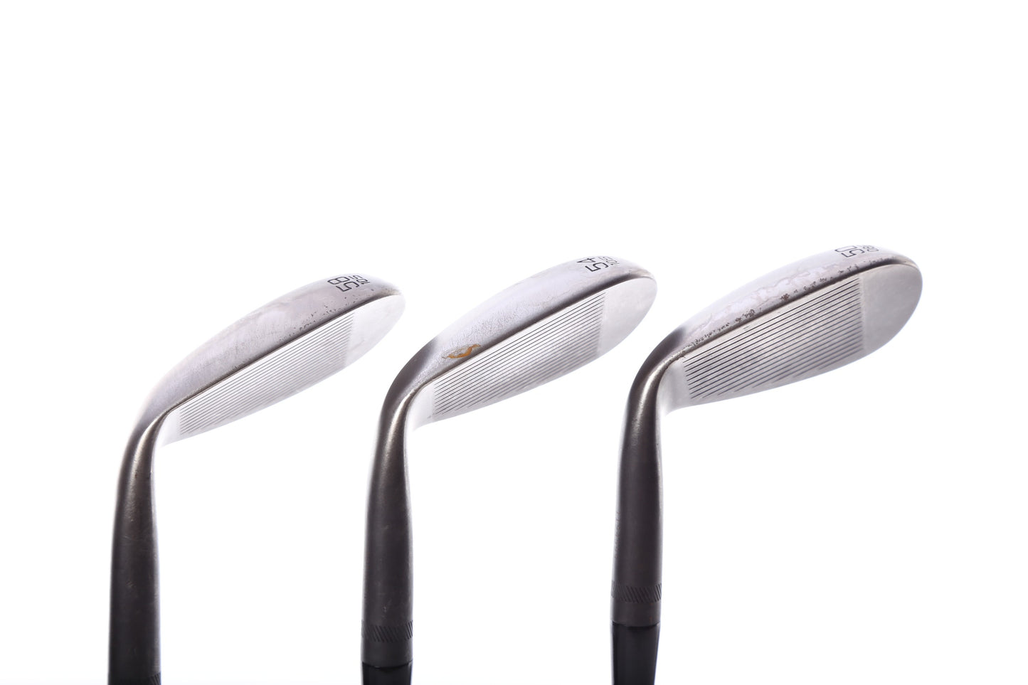 Used Titleist Vokey SM8 Jet Black Wedge Set - Right-Handed - 50*, 54*, 58* - Stiff Flex-Next Round