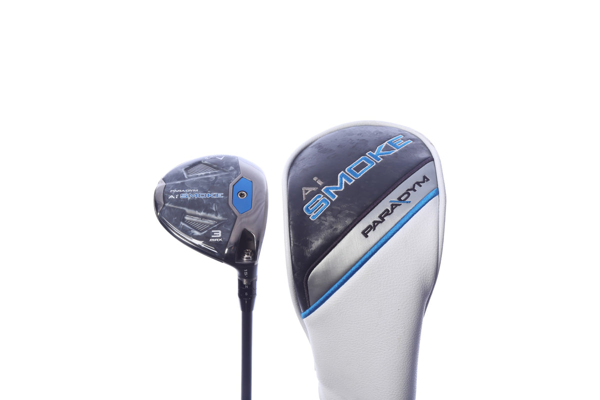 Used Callaway Paradym Ai Smoke MAX D 3-Wood - Right-Handed - 15 Degrees - Regular Flex