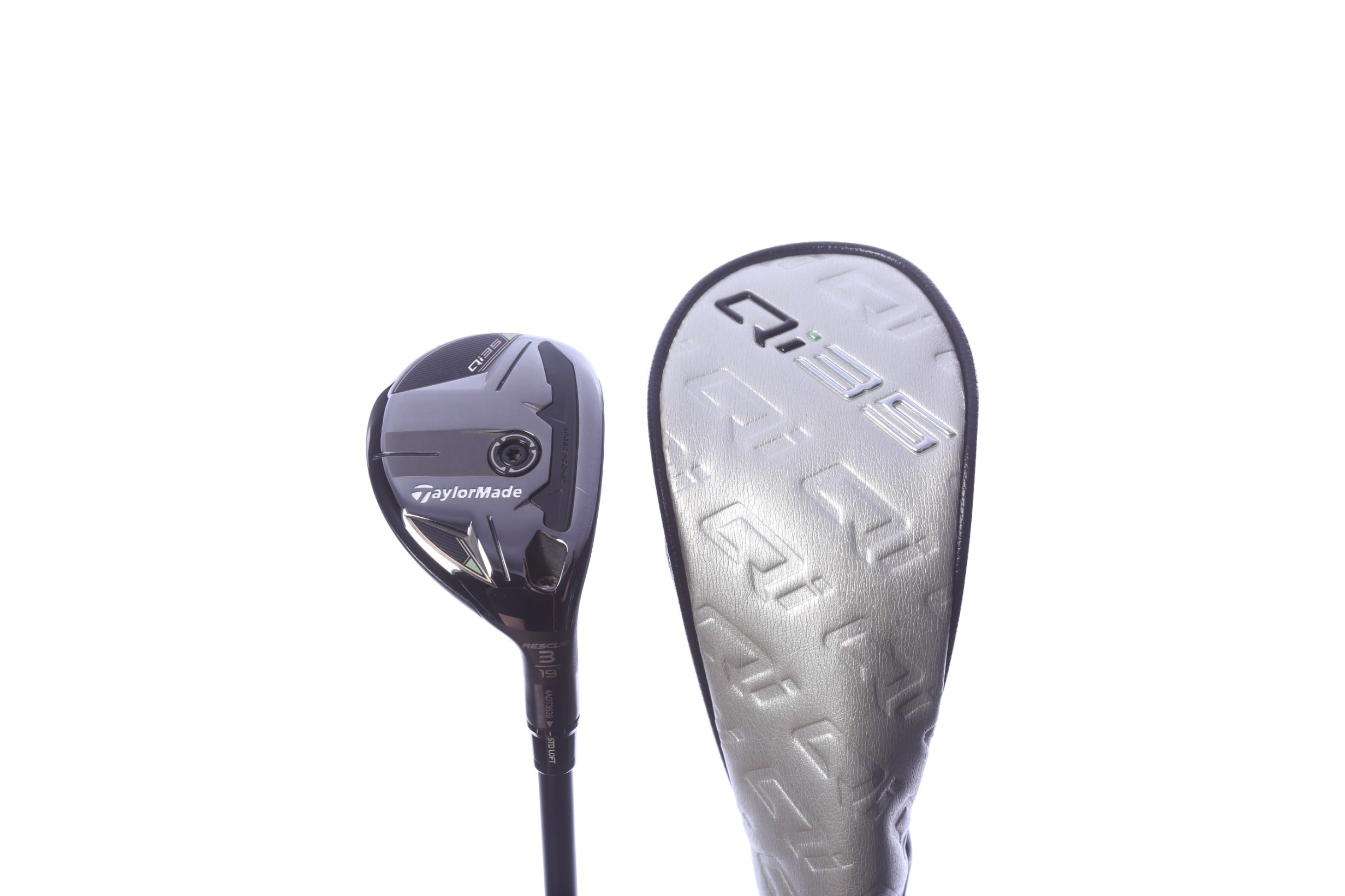 Used TaylorMade Qi35 Rescue 3H Hybrid - Right-Handed - 19 Degrees - Stiff Flex