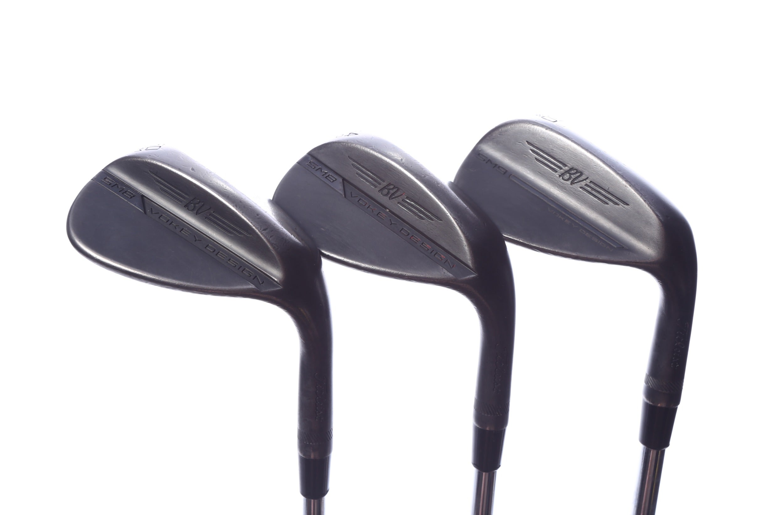 Used Titleist Vokey SM8 Jet Black Wedge Set - Right-Handed - 50*, 54*, 60* - Extra Stiff Flex-Next Round