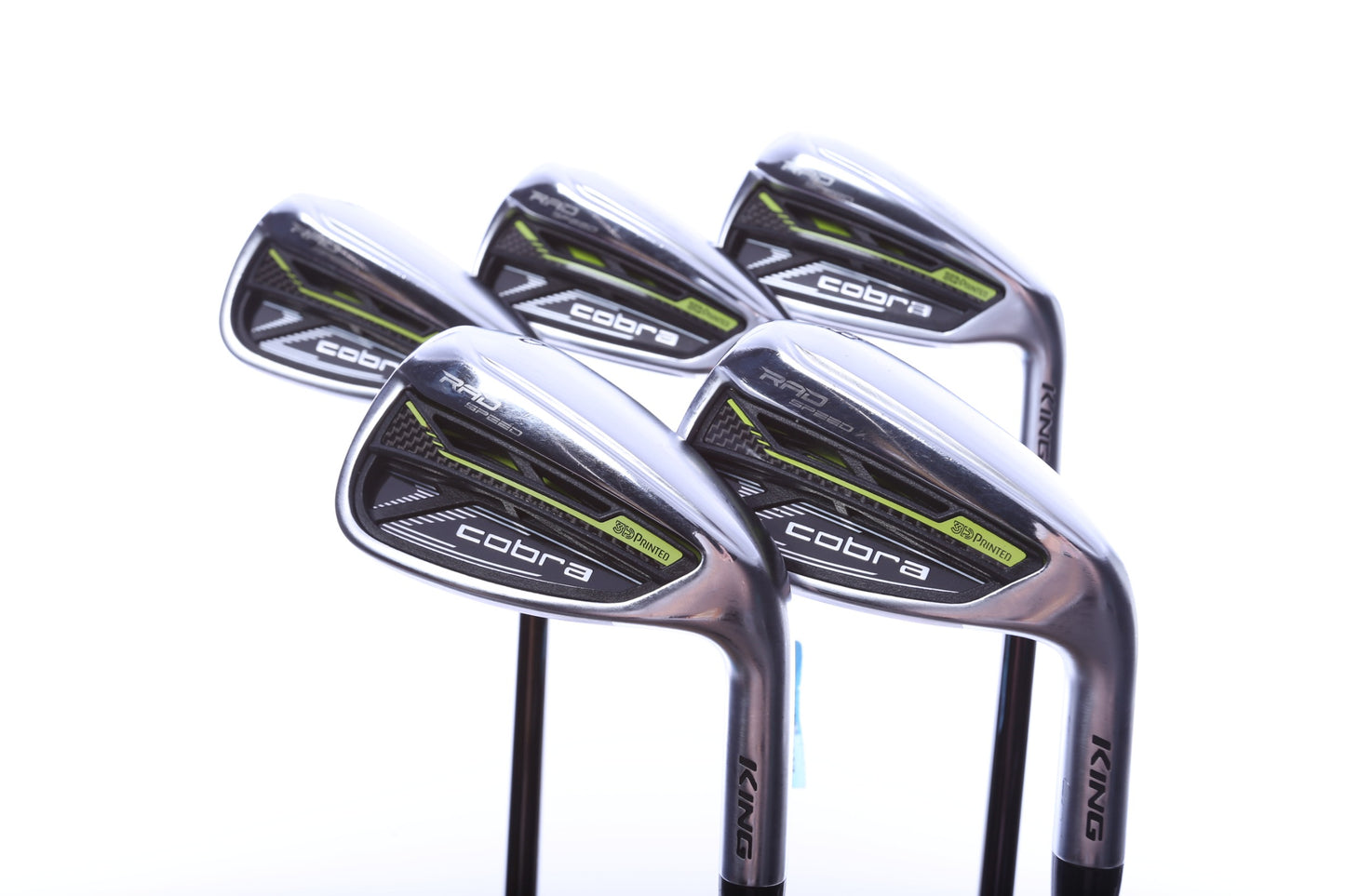 Used Cobra RAD Speed Iron Set - Right-Handed - 6-PW - Extra Stiff Flex-Next Round