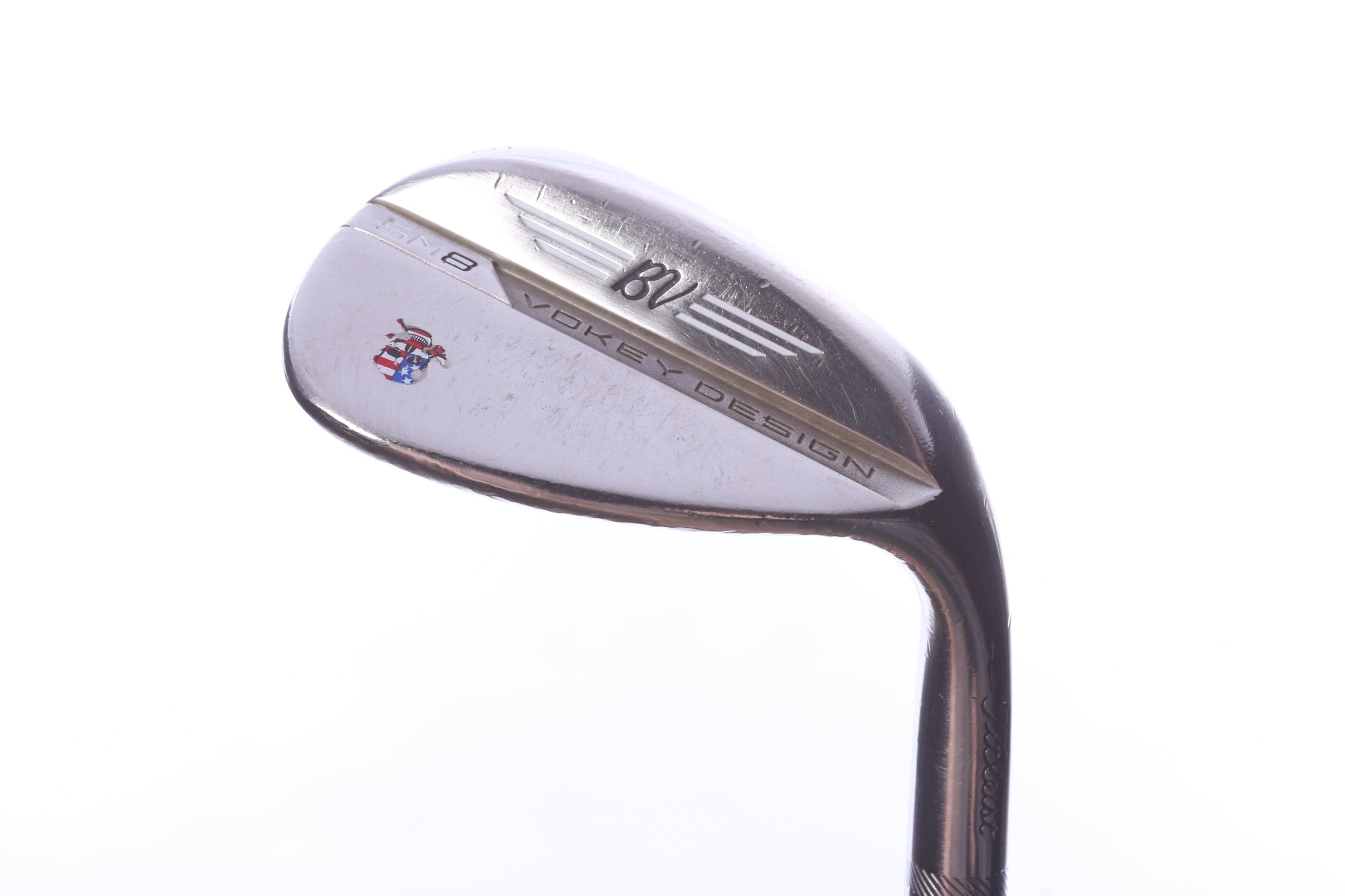 Used Titleist Vokey SM8 Brushed Steel Sand Wedge - Right-Handed - 56 Degrees - Wedge Flex-Next Round