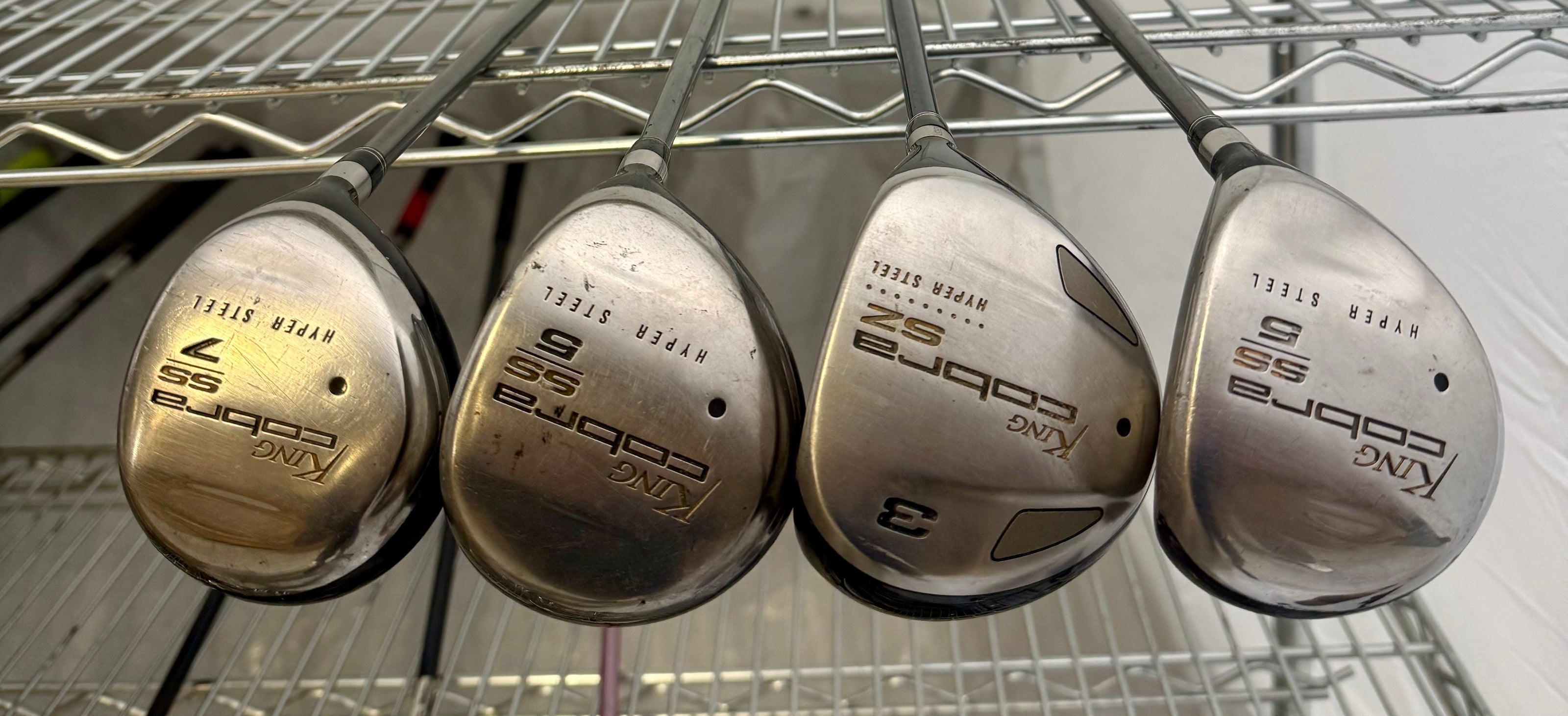 Wholesale Lot of 30 Golf Clubs - Cobra Woods & TaylorMade Drivers-Next Round