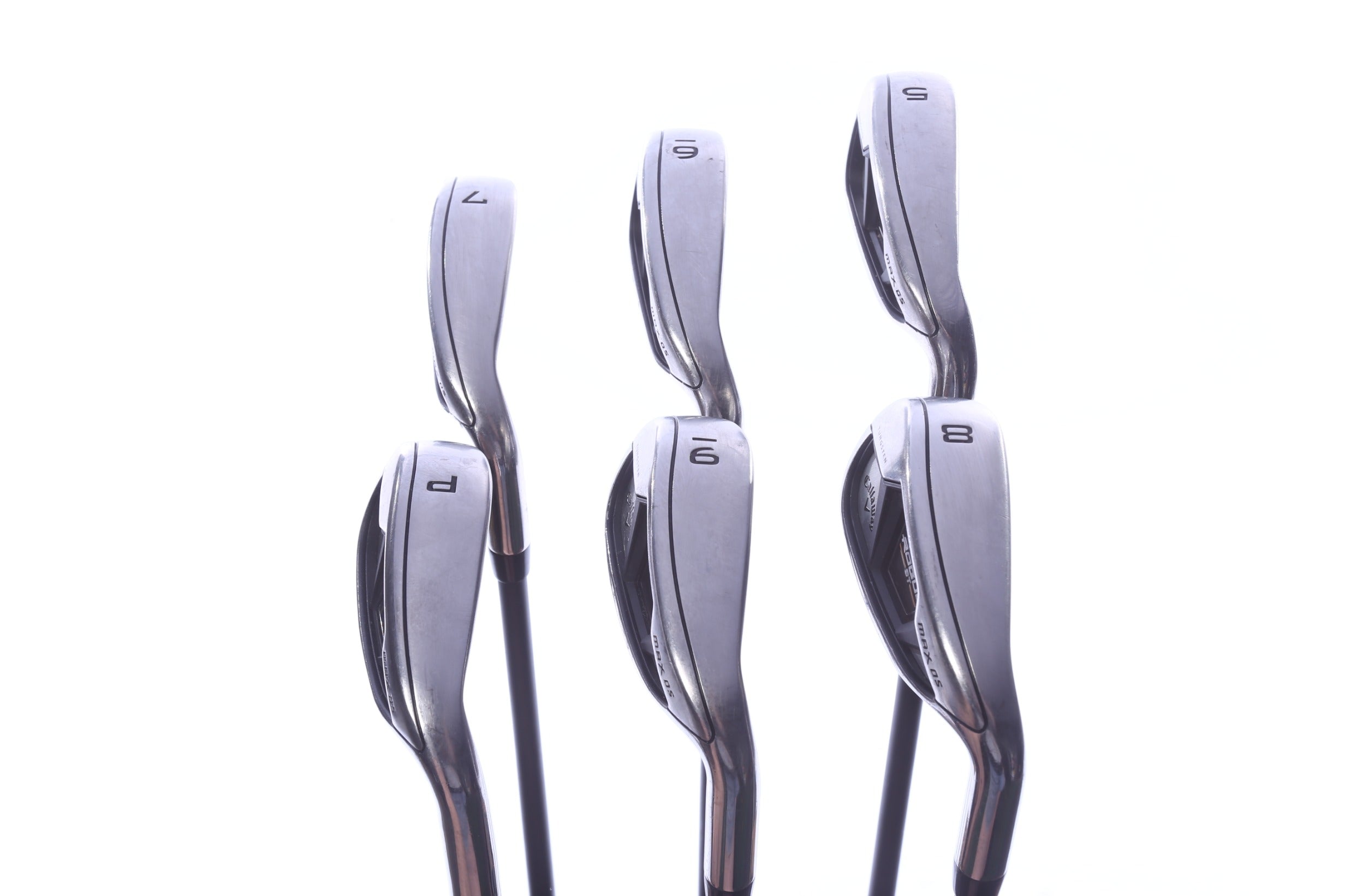 Used Callaway Rogue ST MAX OS Iron Set - Right-Handed - 5-PW - Seniors Flex