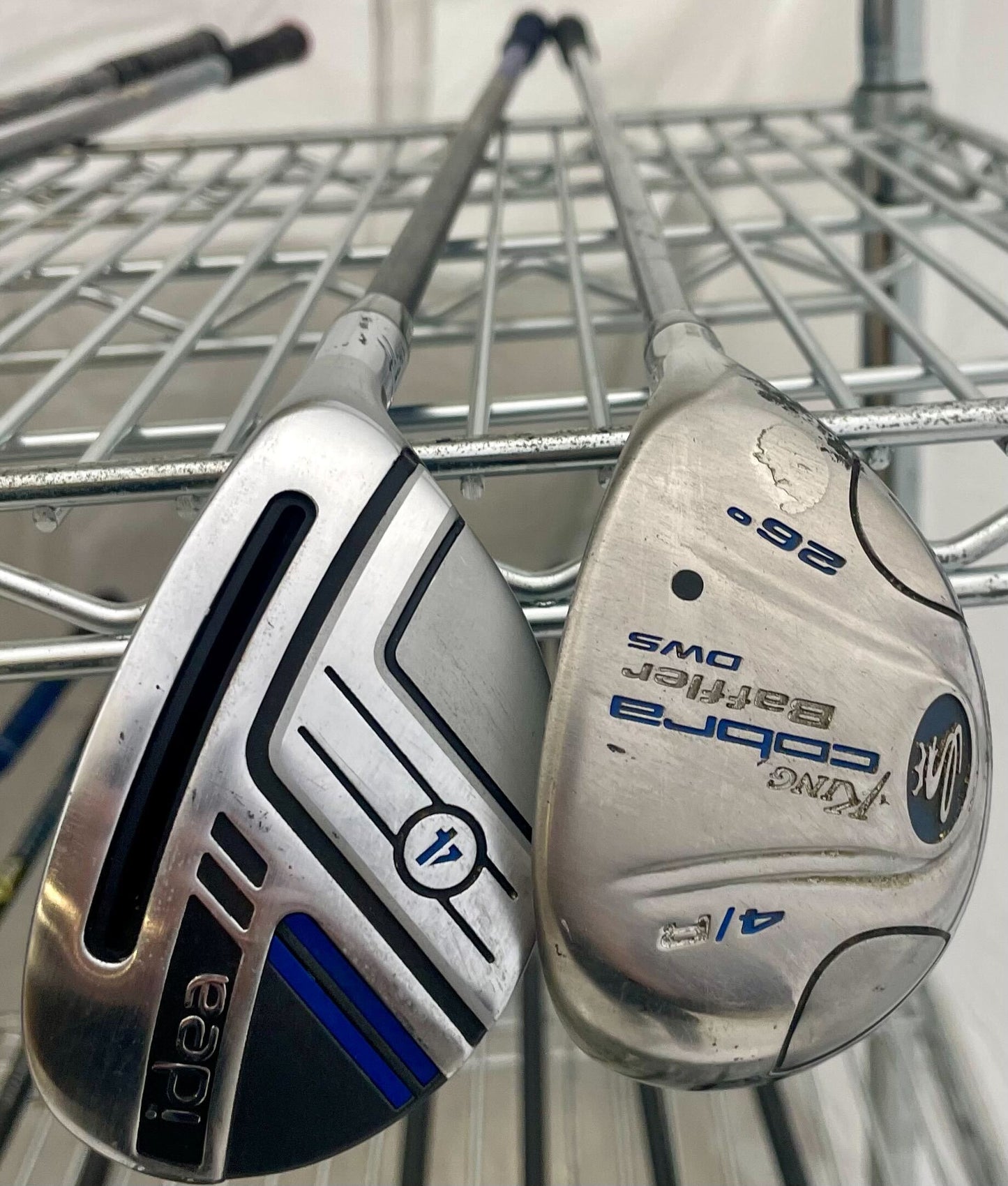 Wholesale Lot of 40Golf Clubs - Cobra Baffler DWS & Adams Hybrids-Next Round