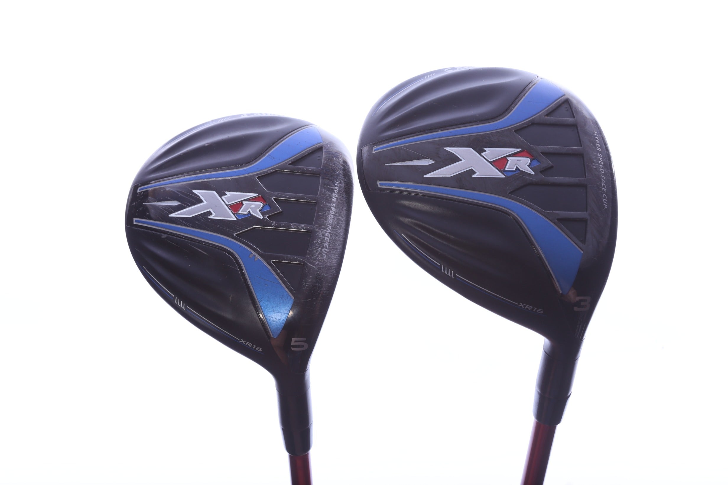 Used Callaway XR 16 Wood Set - Right-Handed - 3W, 5W - Stiff Flex