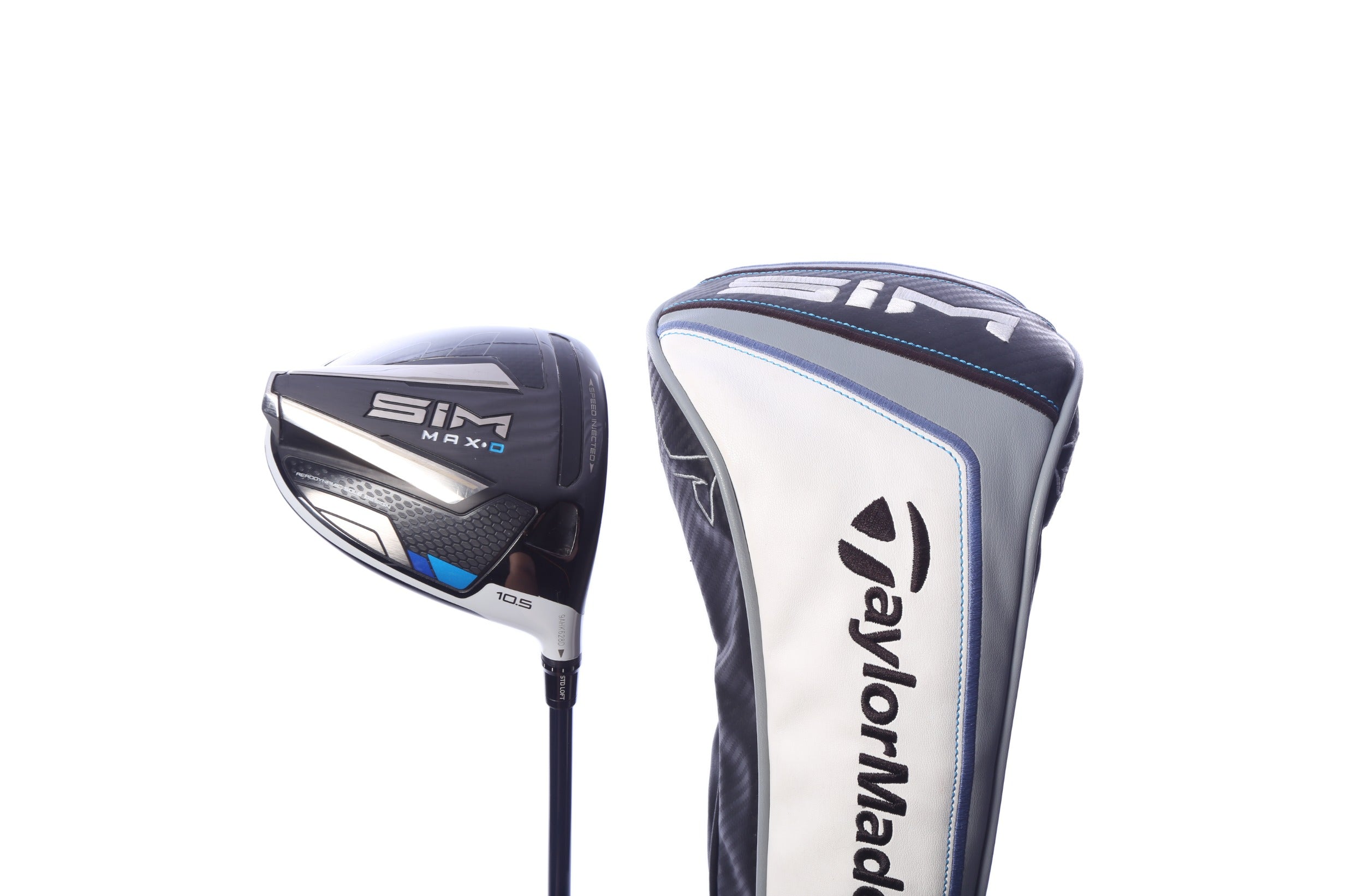 Used TaylorMade SIM MAX-D Driver - 10.5 Degrees - Stiff Flex Fujikura Ventus Blue - Right-Handed