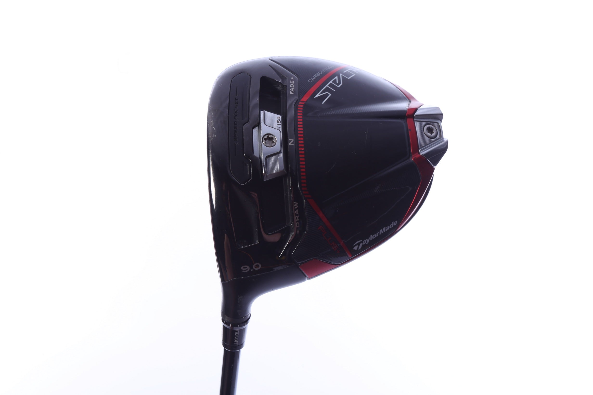 Used TaylorMade STEALTH 2 PLUS Driver - 9 Degrees - Stiff Flex Mitsubishi Kai'li Red - Left-Handed