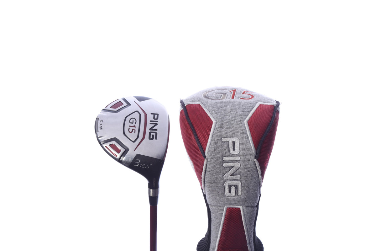 Used Ping G15 3-Wood - Right-Handed - 15.5 Degrees - Soft Regular Flex
