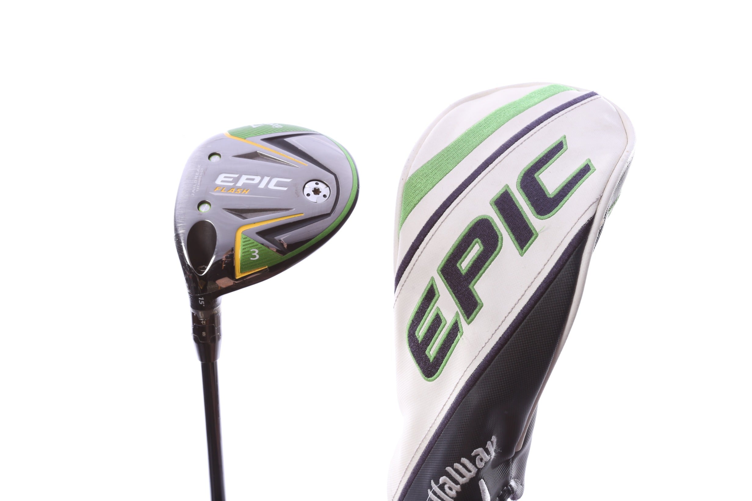 Used Callaway Epic Flash 3-Wood - Left-Handed - 15 Degrees - Stiff Flex-Next Round