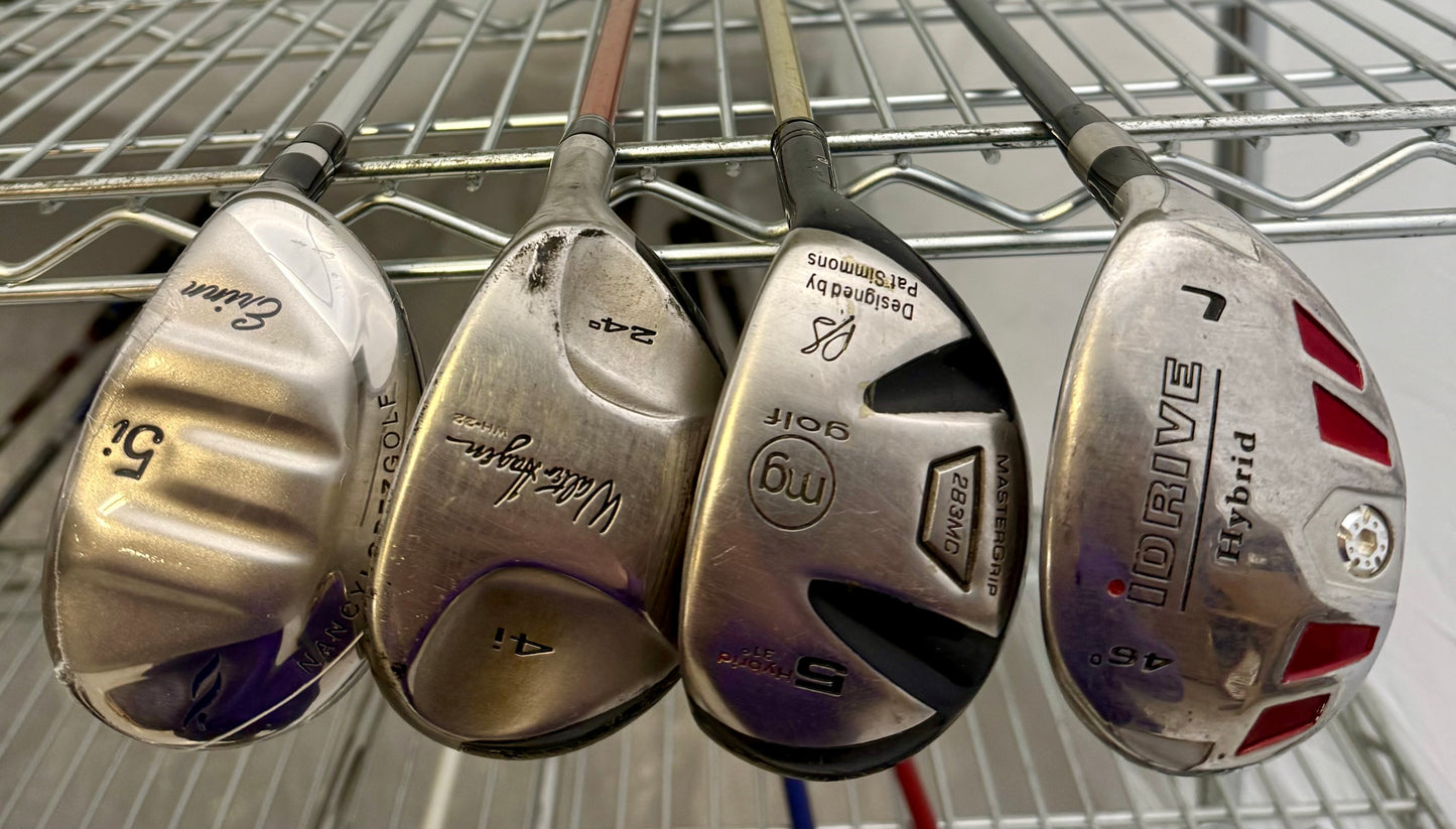 Wholesale Lot of 40 Golf Clubs - Assorted Hybrids-Next Round