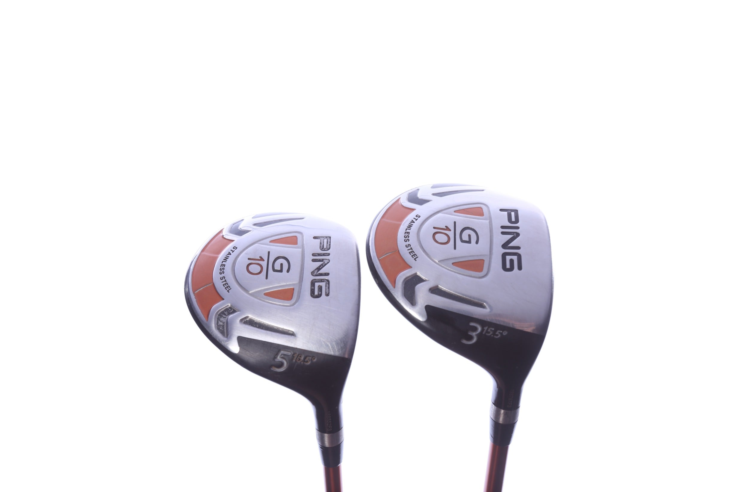 Used Ping G10 Wood Set - Right-Handed - 3W, 5W - Regular Flex