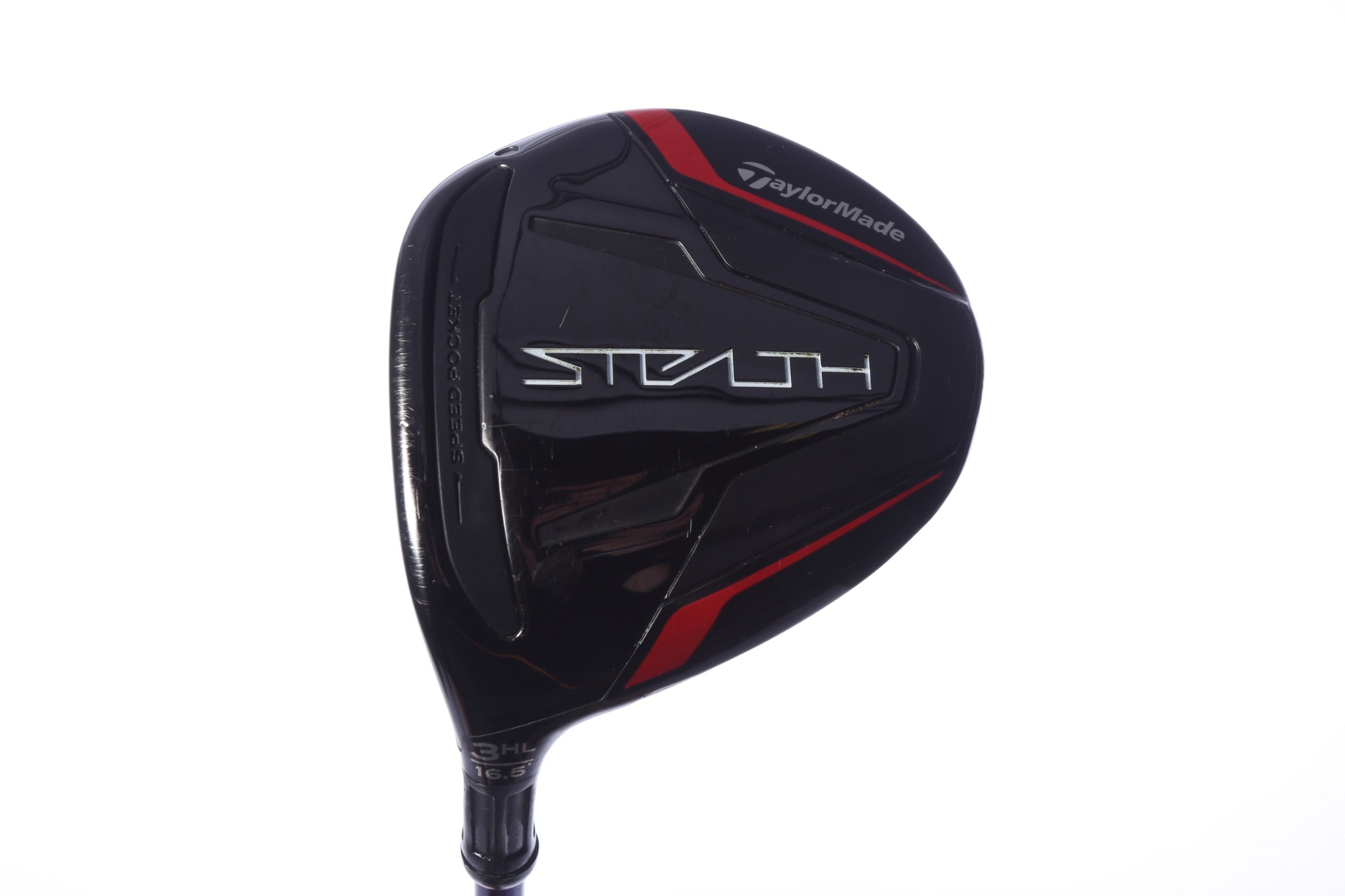 Used TaylorMade STEALTH 3HL Wood - Left-Handed - 16.5 Degrees - Stiff Flex-Next Round