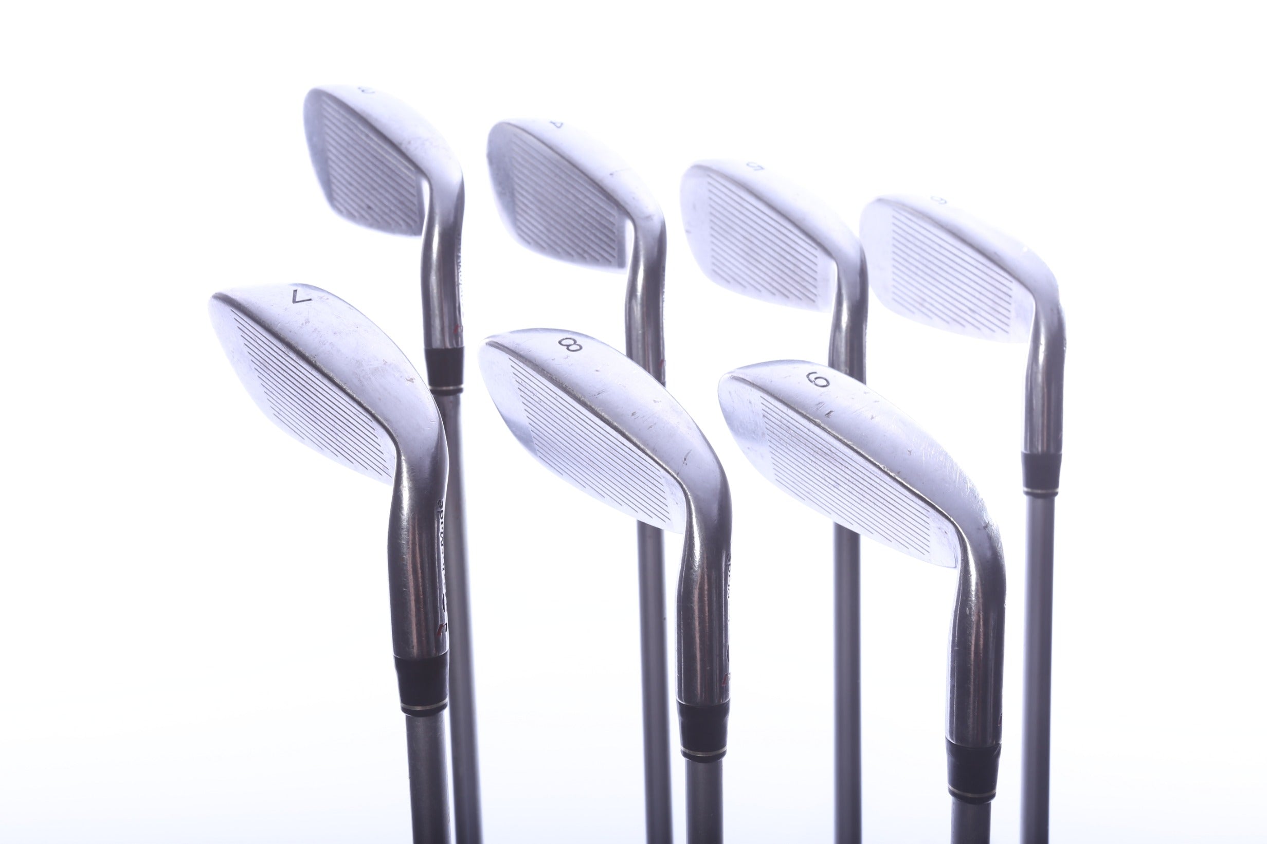 Used TaylorMade rac HT Iron Set - Left-Handed - 3-9 - Seniors Flex-Next Round