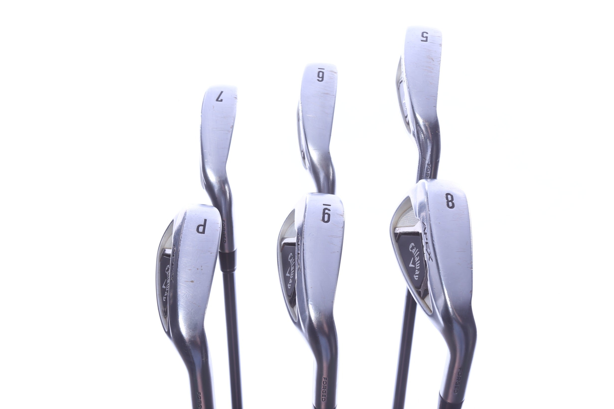 Used Callaway Apex DCB Iron Set - Right-Handed - 5-PW - Seniors Flex