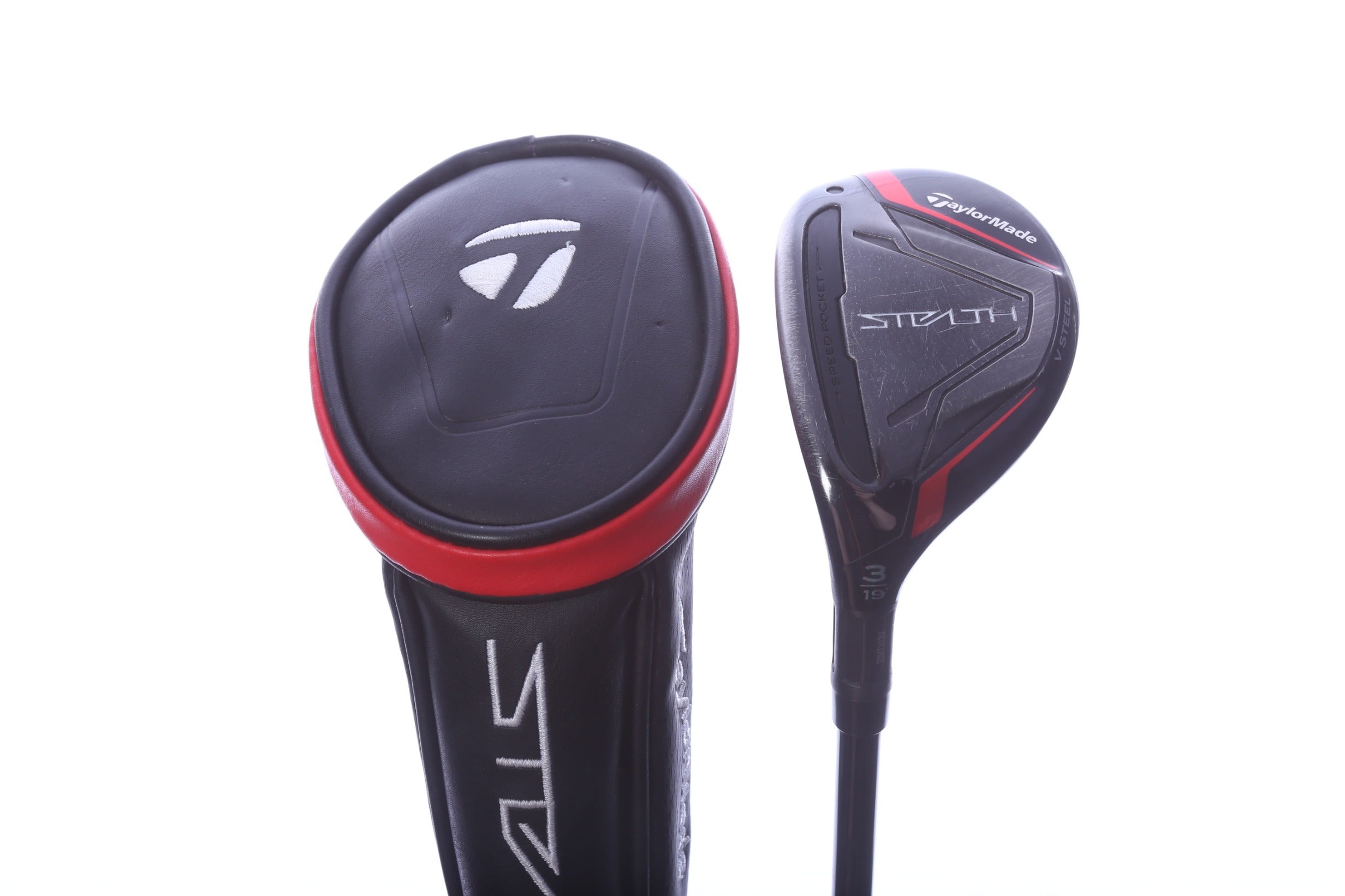 Used TaylorMade STEALTH Rescue 3H Hybrid - Left-Handed - 19 Degrees - Stiff Flex