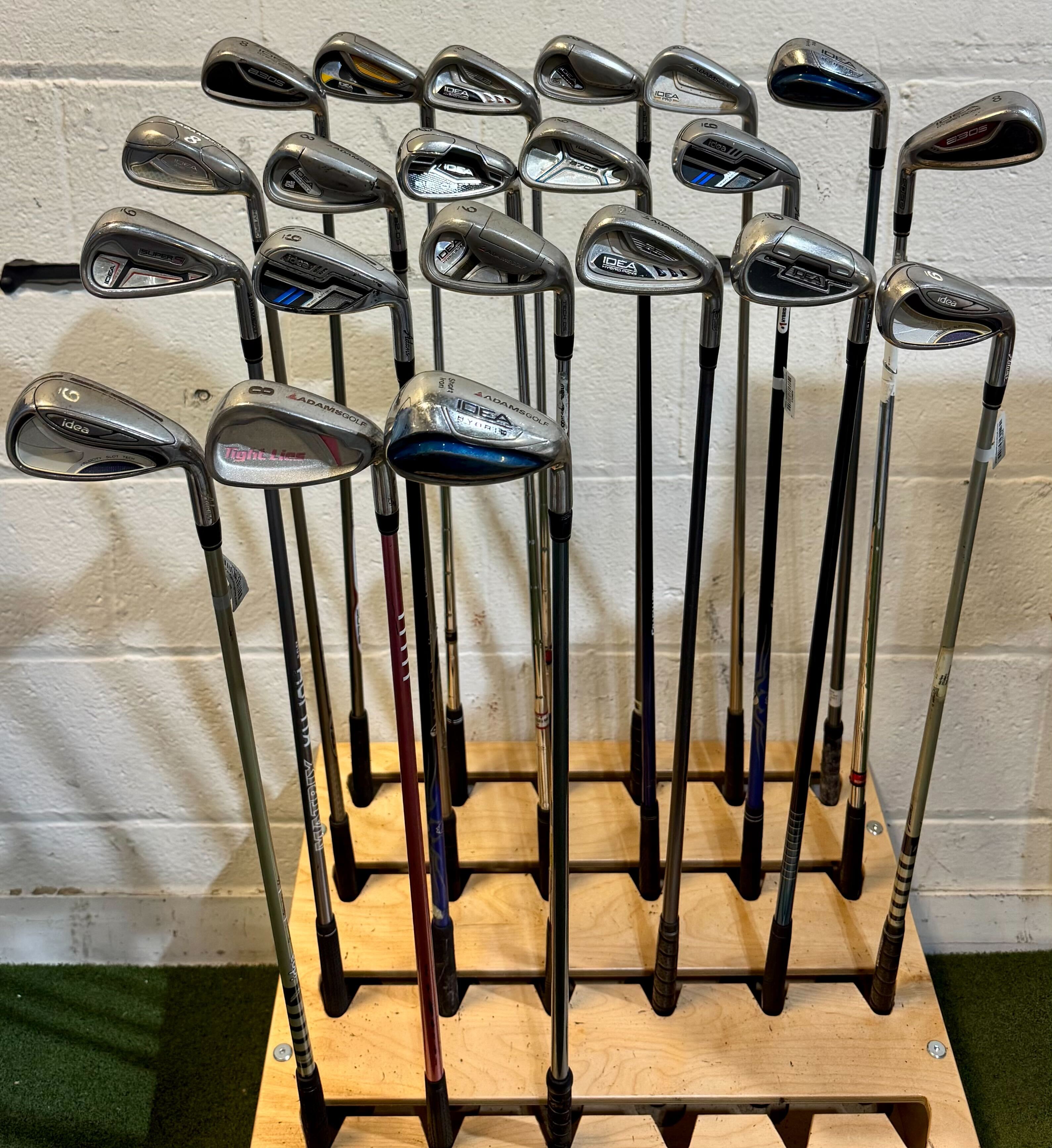Wholesale Lot of 45 Golf Clubs - Adams Single Irons (5-9) - RH/LH - Mixed Flexes-Next Round