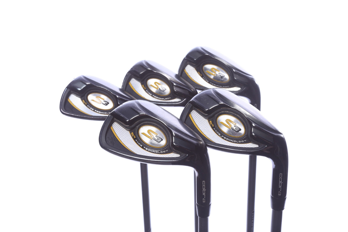 Used Cobra S3 Iron Set - Right-Handed - 7-PW, GW - Seniors Flex
