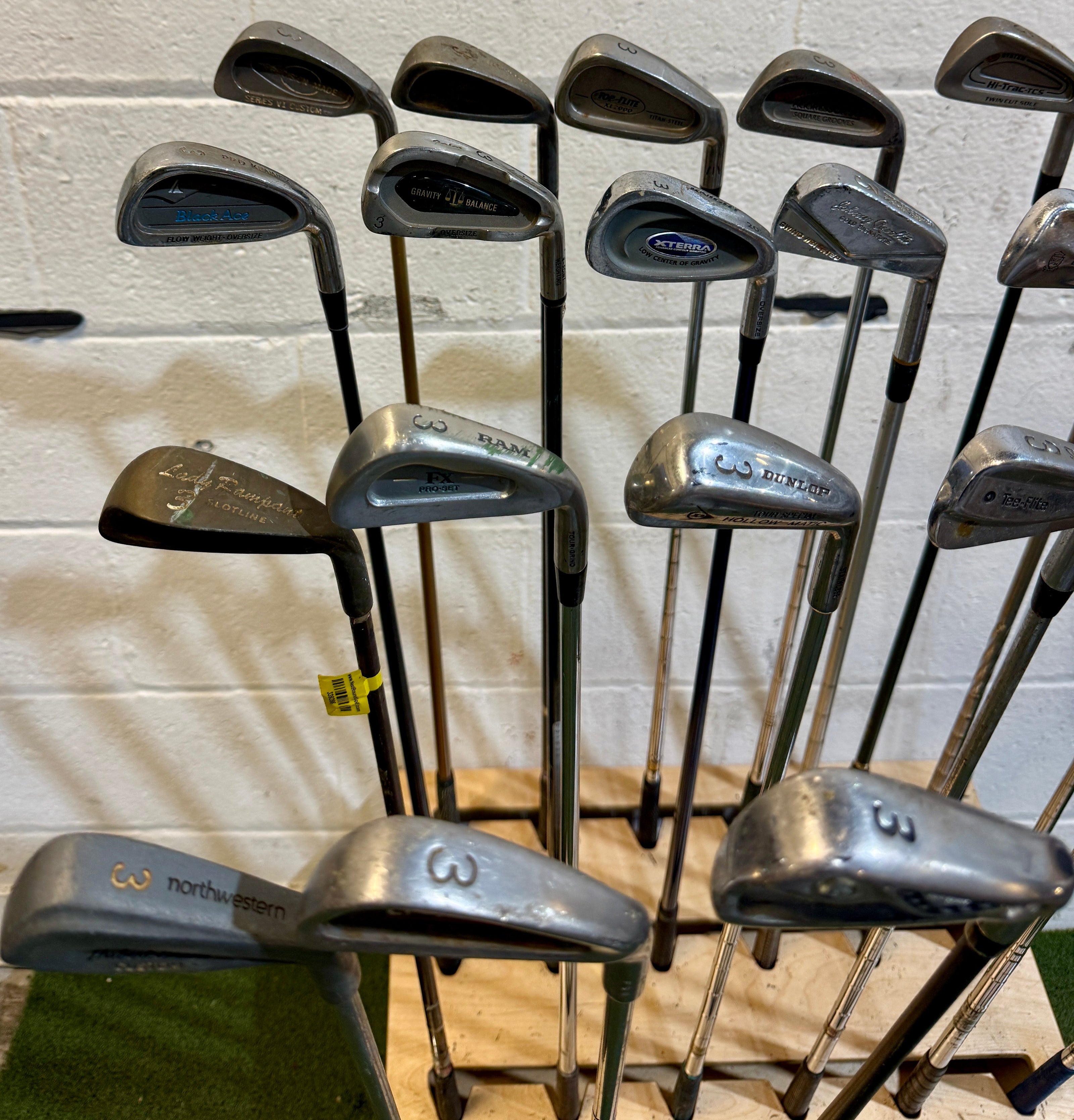 Wholesale Lot of 45 Golf Clubs - Assorted Single Irons-Next Round
