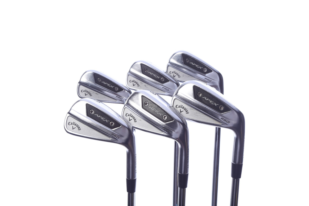 Used Callaway Apex Pro 24 Iron Set - Right-Handed - 4-9 - Stiff Flex-Next Round