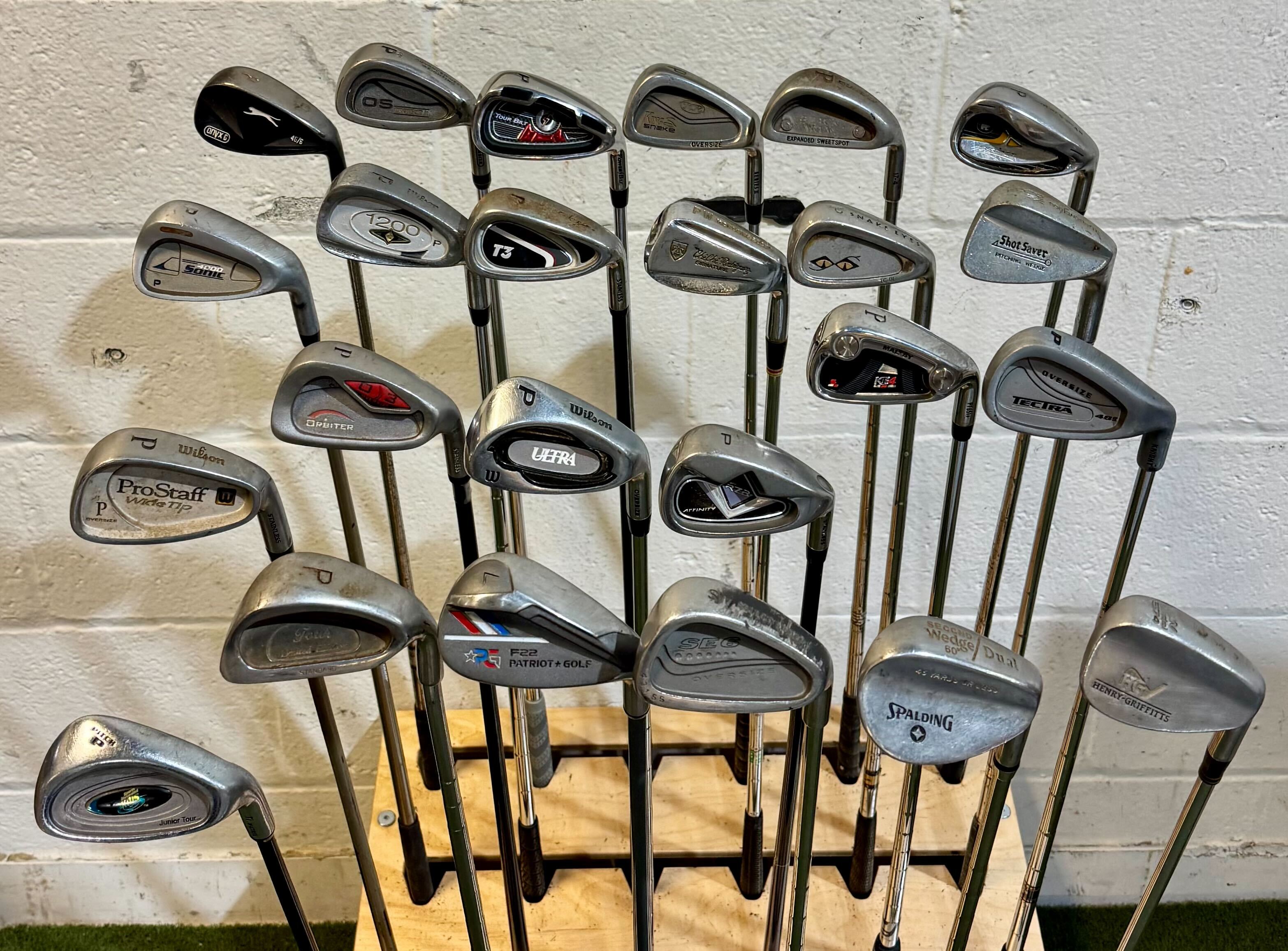 Wholesale Lot of 45 Golf Clubs - Assorted Wedges - RH/LH - Various Flexes-Next Round