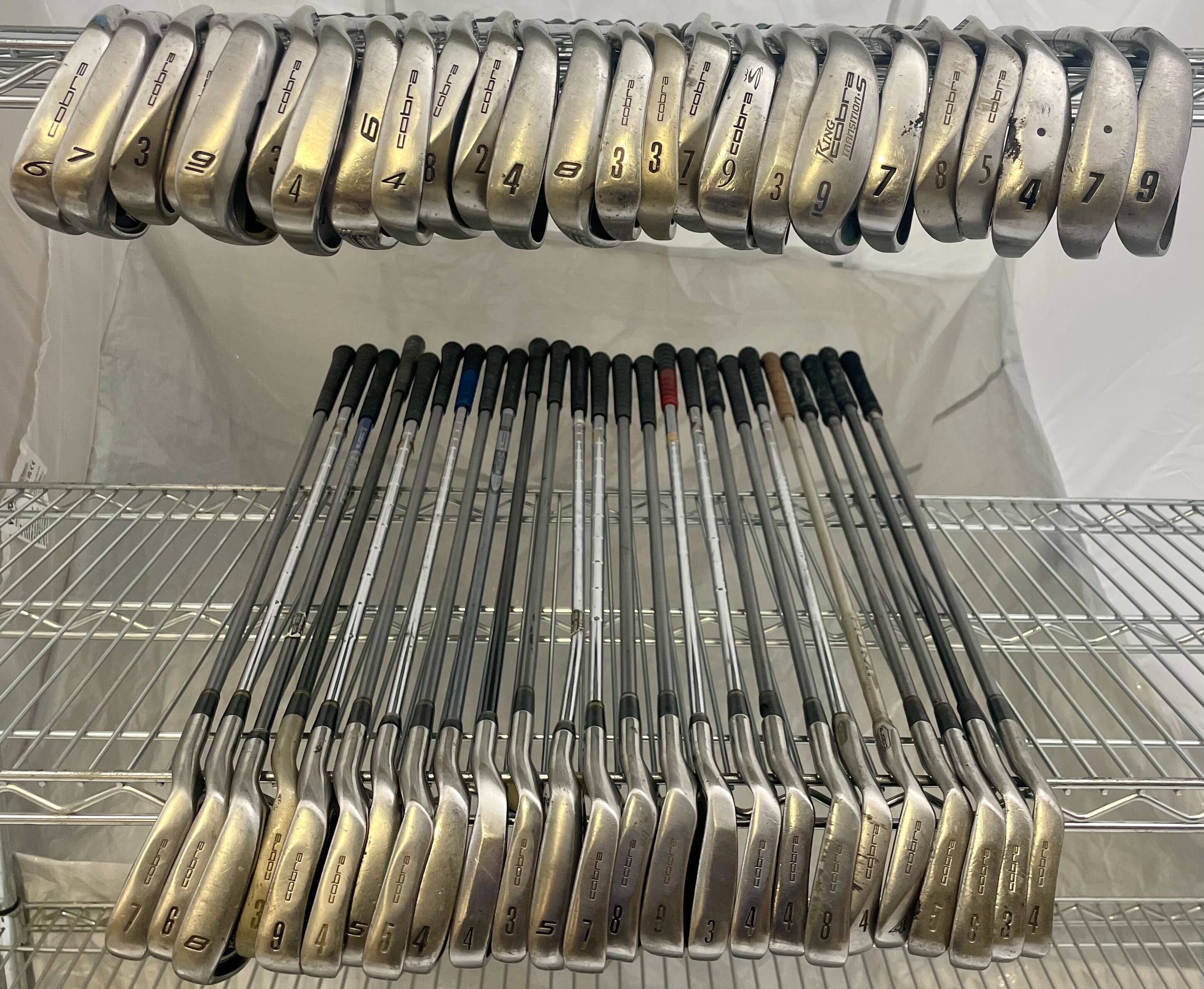 Wholesale Lot of 50 Golf Clubs - Assorted King Cobra Single Irons-Next Round