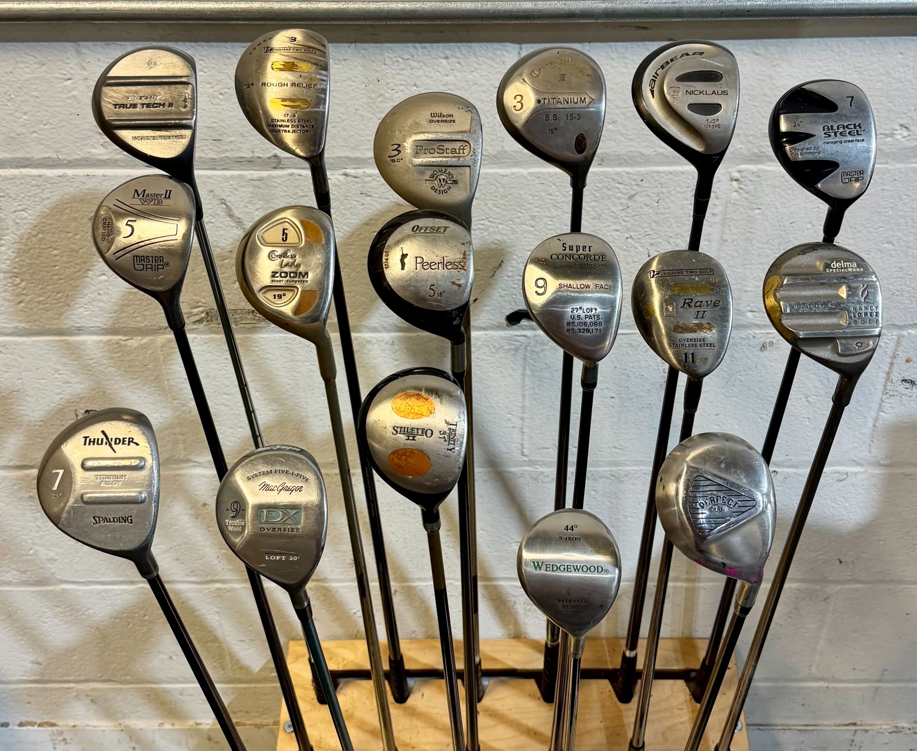 Wholesale Lot of 40 Golf Clubs - Assorted Fairway Woods-Next Round