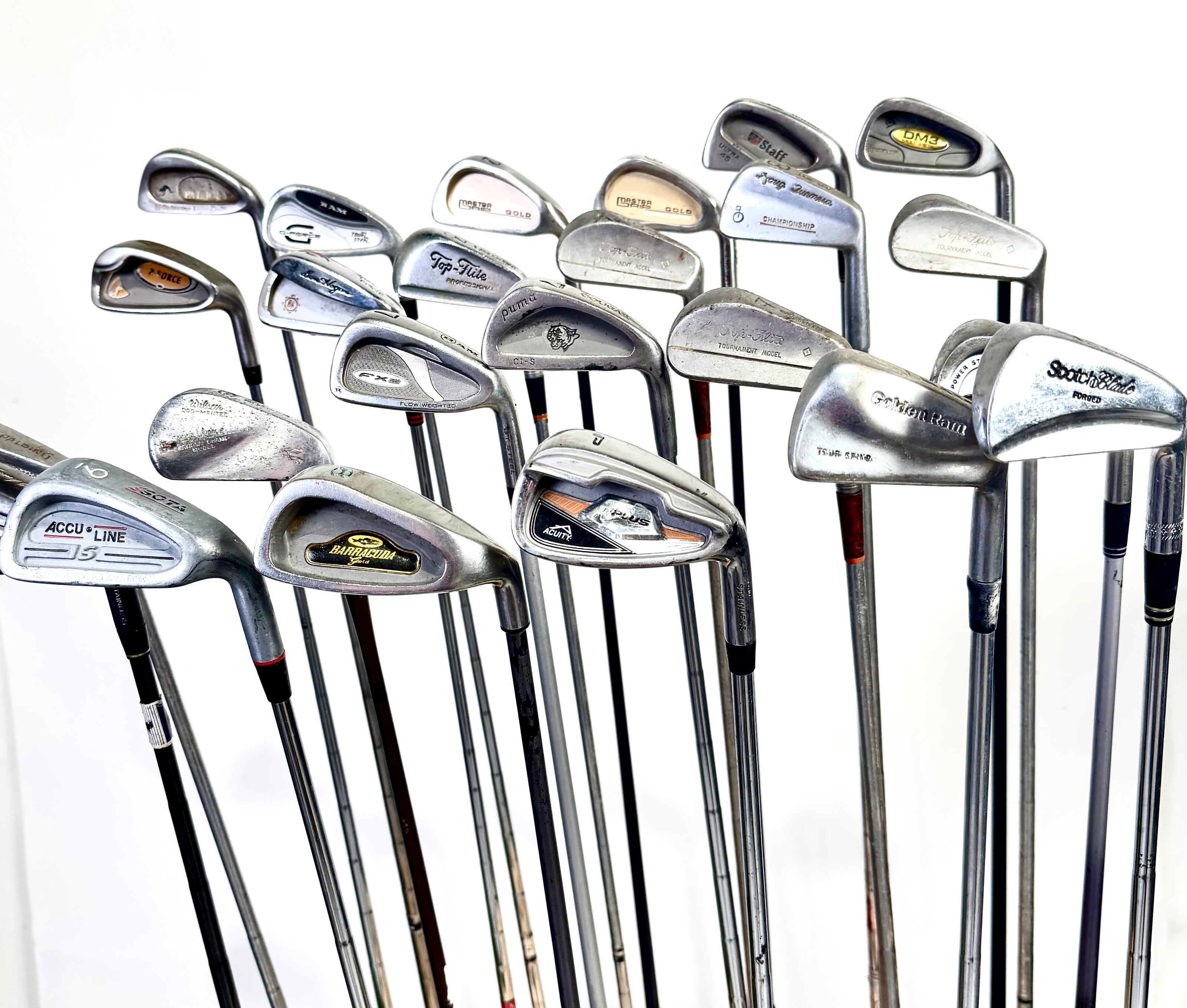 Wholesale Lot of 24 Golf Clubs - Right Handed -Assorted Irons and Wedges-Next Round