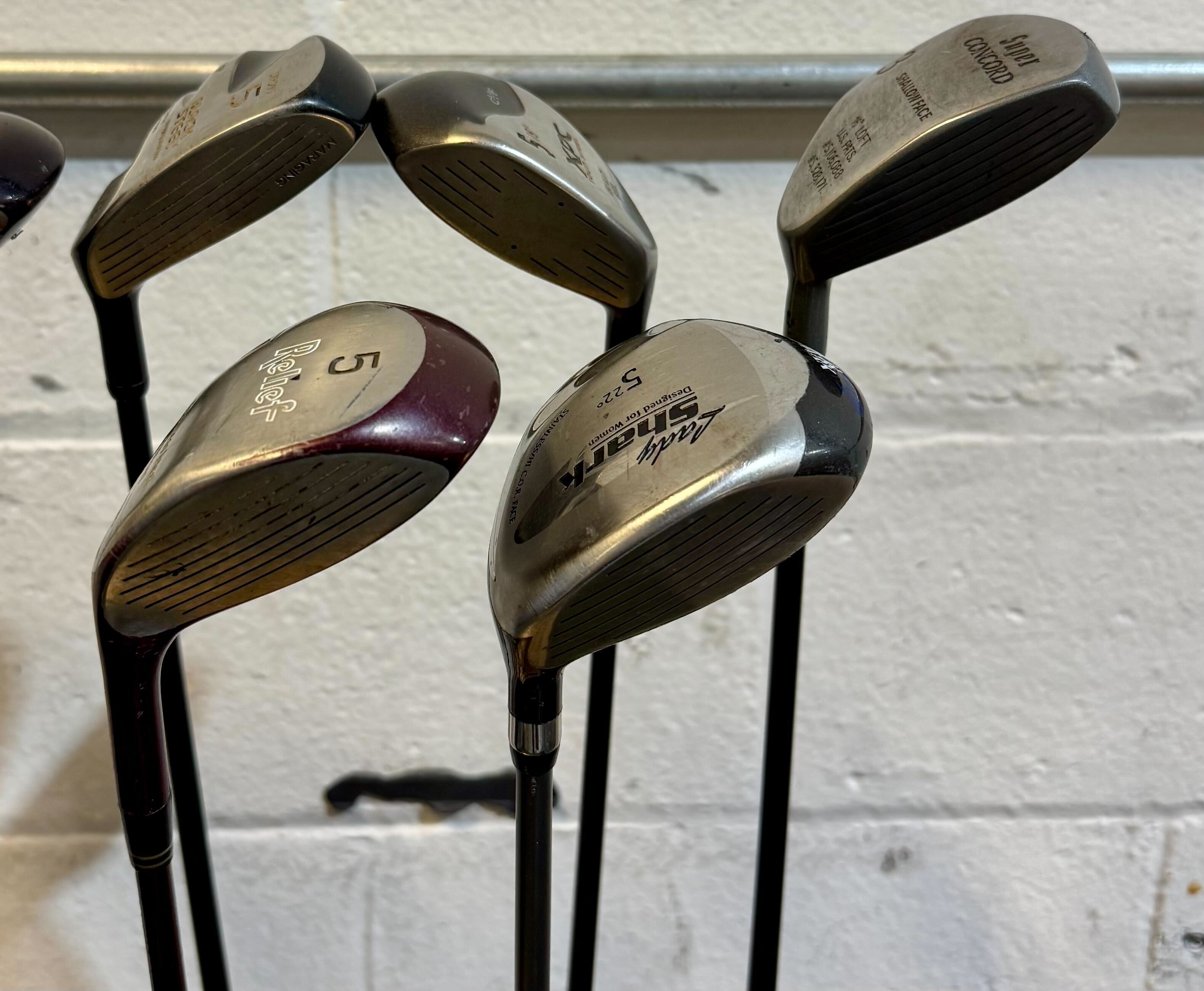 Wholesale Lot of 35 Golf Clubs - Assorted Fairway Woods