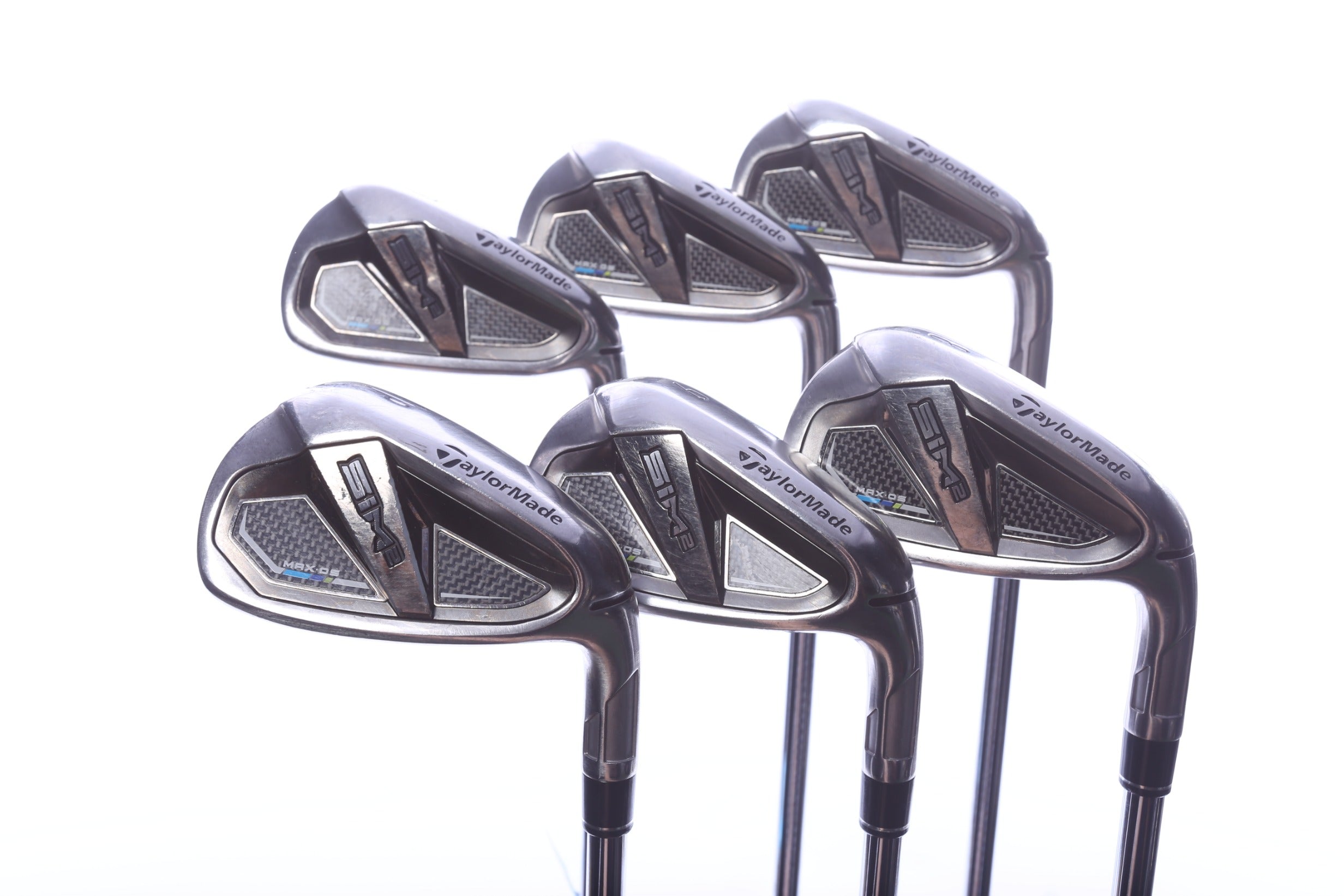 Used TaylorMade SIM2 MAX OS Iron Set - Right-Handed - 5-PW - Regular Flex