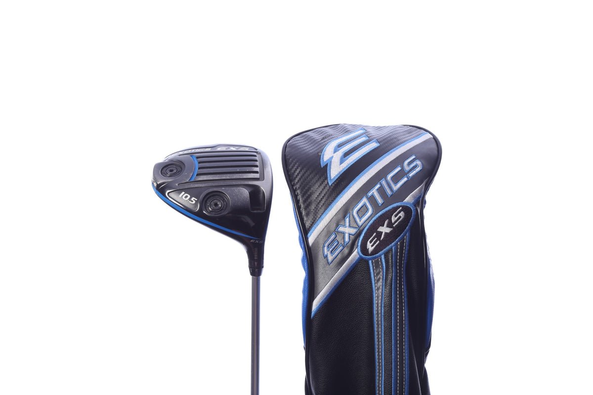 Used Tour Edge Exotics EXS Driver - 10.5 Degrees - Seniors Flex Mitsubishi Tensei CK Blue - Right-Handed