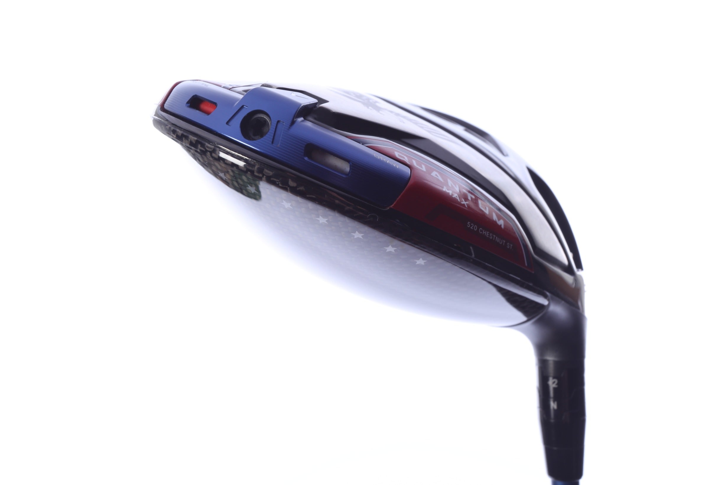 Used Callaway Quantum Max USA 250 Driver - 10.5 Degrees - Regular Flex Project X DENALI FROST Blue USA - Right-Handed-Next Round