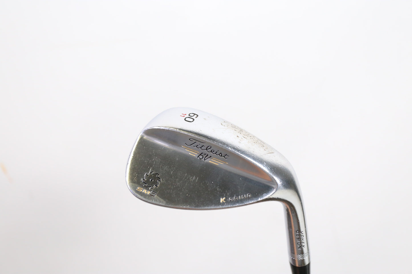 Used Titleist Vokey SM5 Tour Chrome K Grind Lob Wedge - Right-Handed - 60 Degrees - Stiff Flex