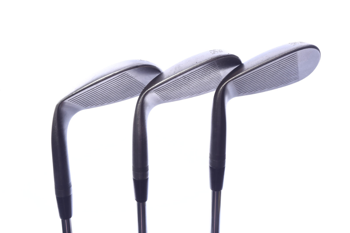 Used Titleist Vokey SM8 Jet Black Wedge Set - Right-Handed - 50*, 54*, 60* - Wedge Flex