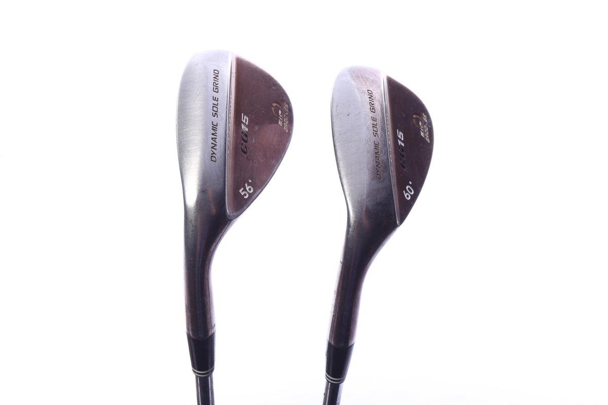 Used Cleveland CG15 Oil Quench Wedge Set - Left-Handed - 56*, 60* - Wedge Flex