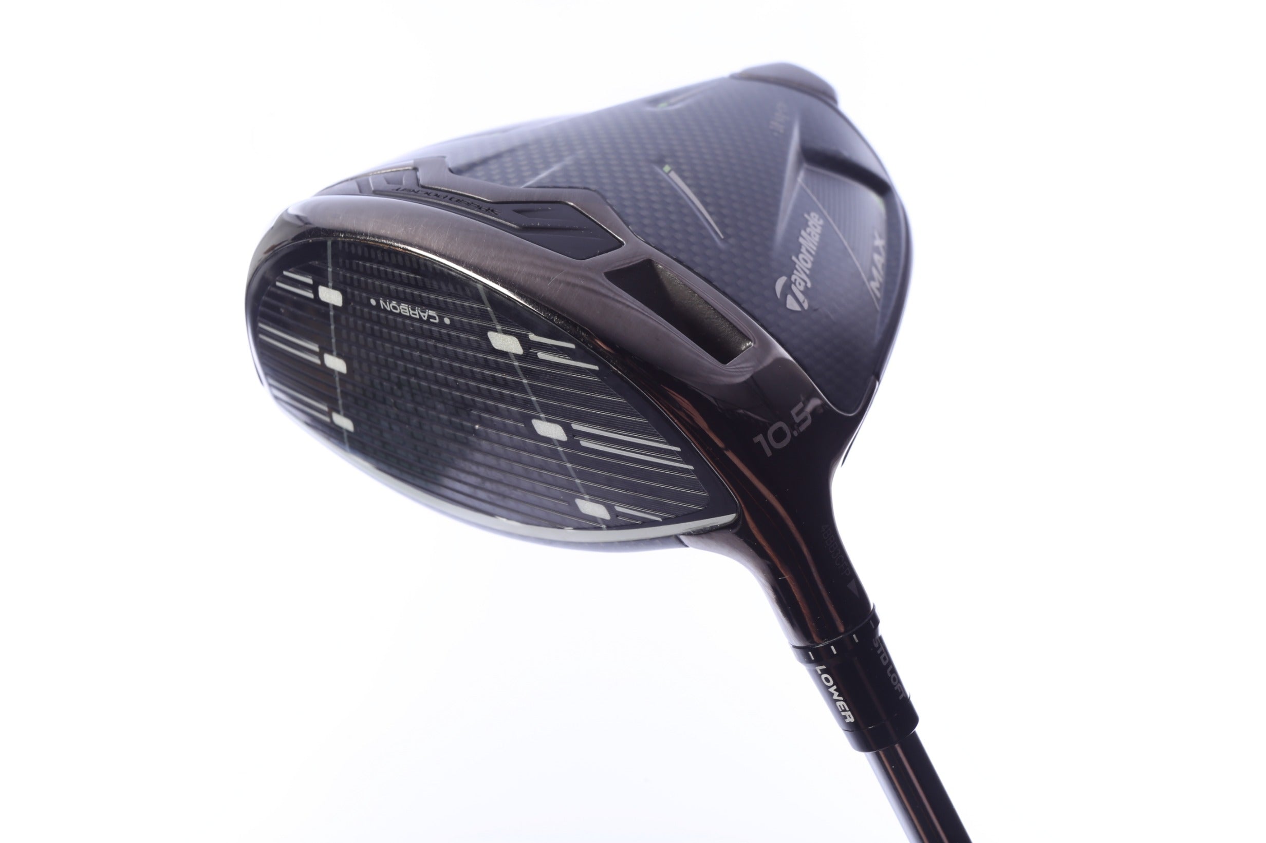 Used TaylorMade Qi35 MAX Driver - 10.5 Degrees - Regular Flex Aldila Quaranta Blue - Left-Handed