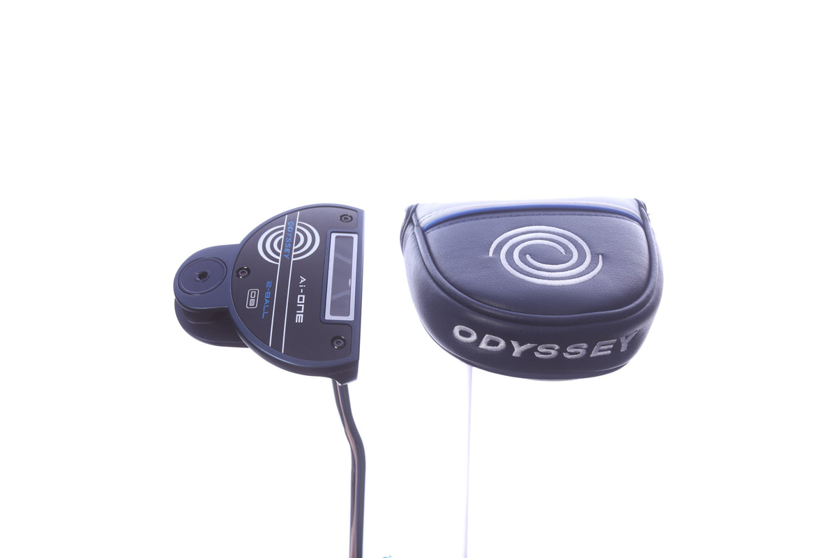 Used Odyssey Ai-ONE 2-Ball DB Putter - Right-Handed - 34 in - Mallet-Next Round