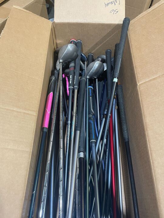 Wholesale Lot of 55 Callaway Hawkeye, Warbird, Steelhead, etc. FW Woods