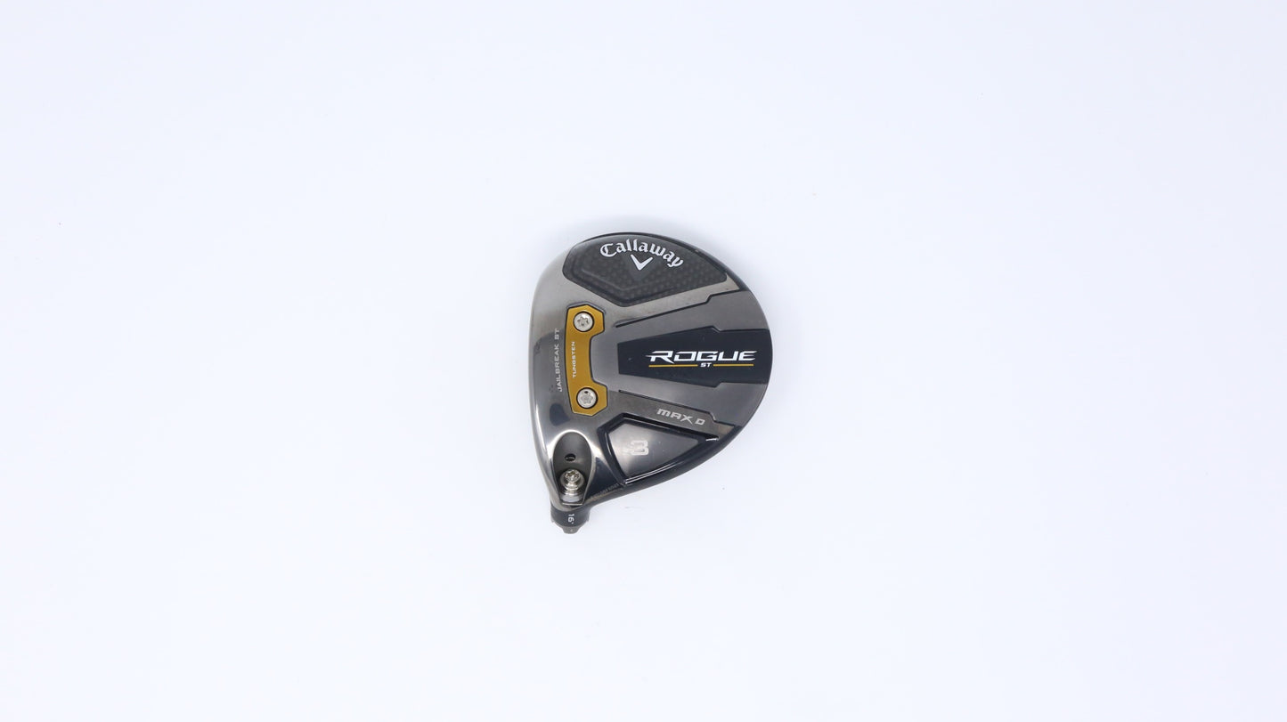 Used Callaway Rogue ST Max Draw 3-Wood - HEAD ONLY - Left-Handed - 16 Degrees-Next Round