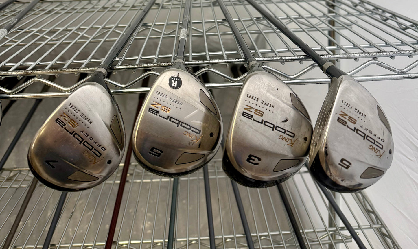 Wholesale Lot of 30 Golf Clubs - Callaway Drives & Cobra Fairway Woods-Next Round