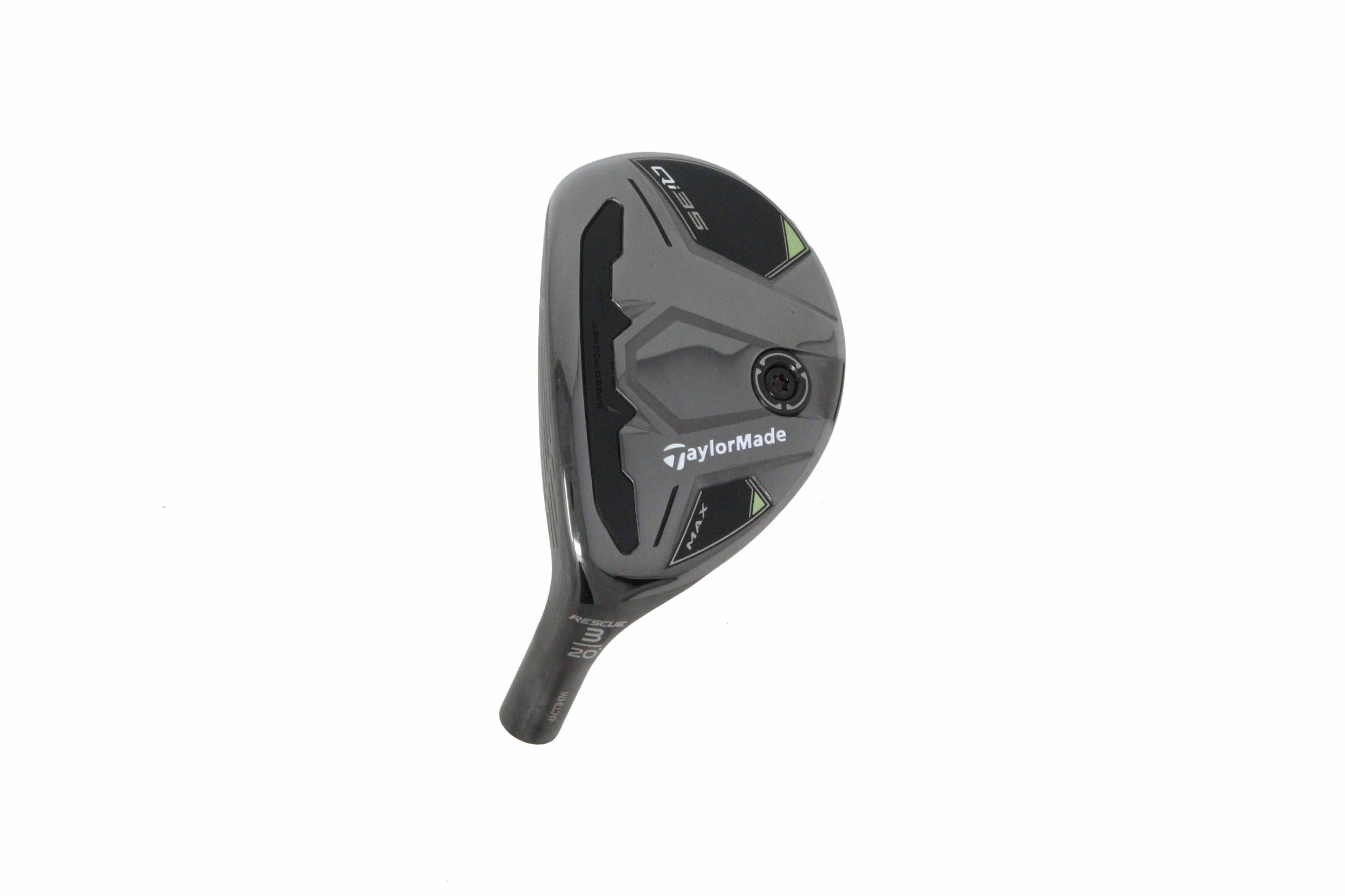 Used TaylorMade Qi35 MAX Rescue 3H - HEAD ONLY - Left-Handed - 20 Degrees