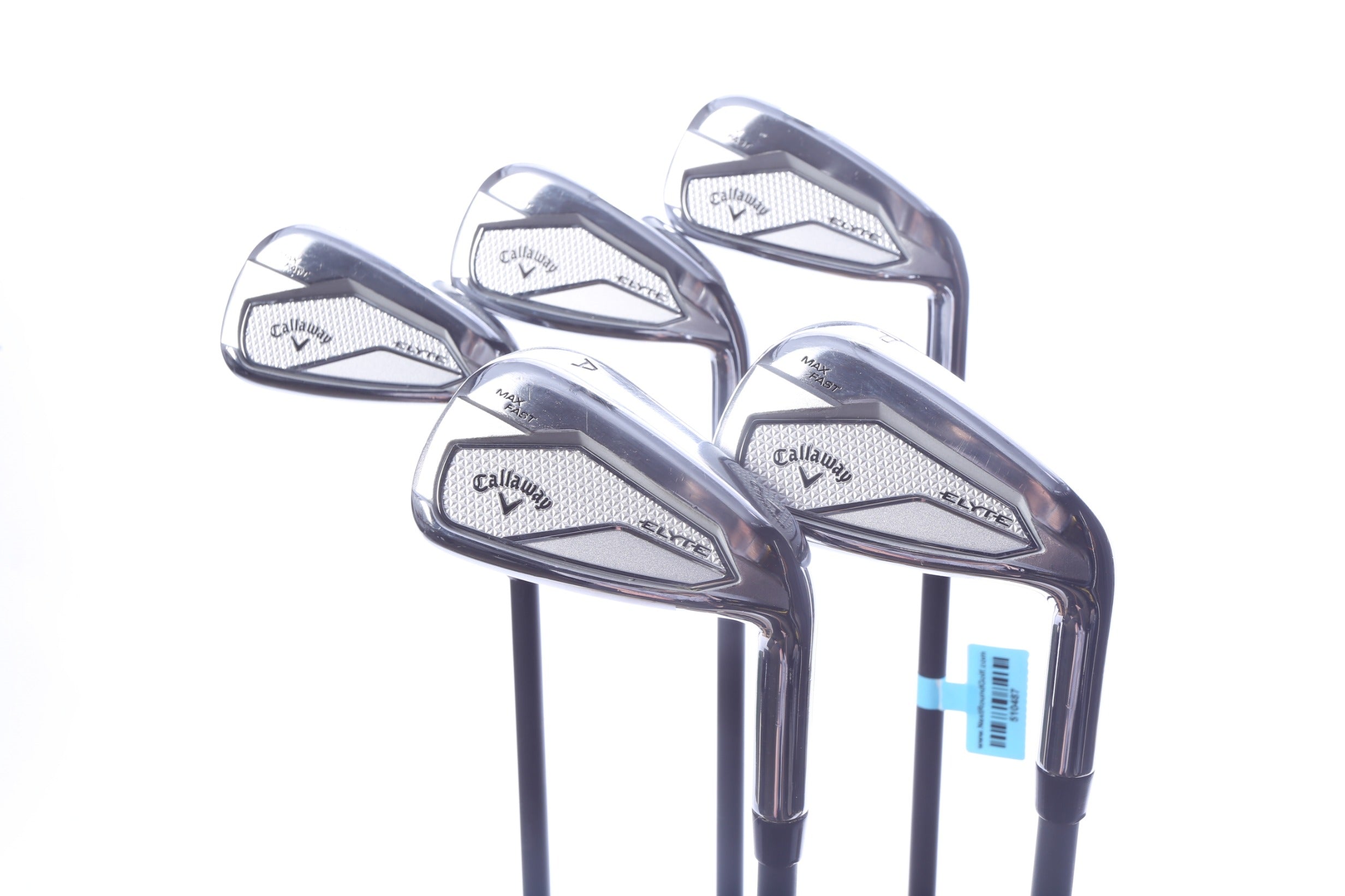 Used Callaway Elyte Max Fast Iron Set - Right-Handed - 7-PW, AW - Seniors Flex-Next Round