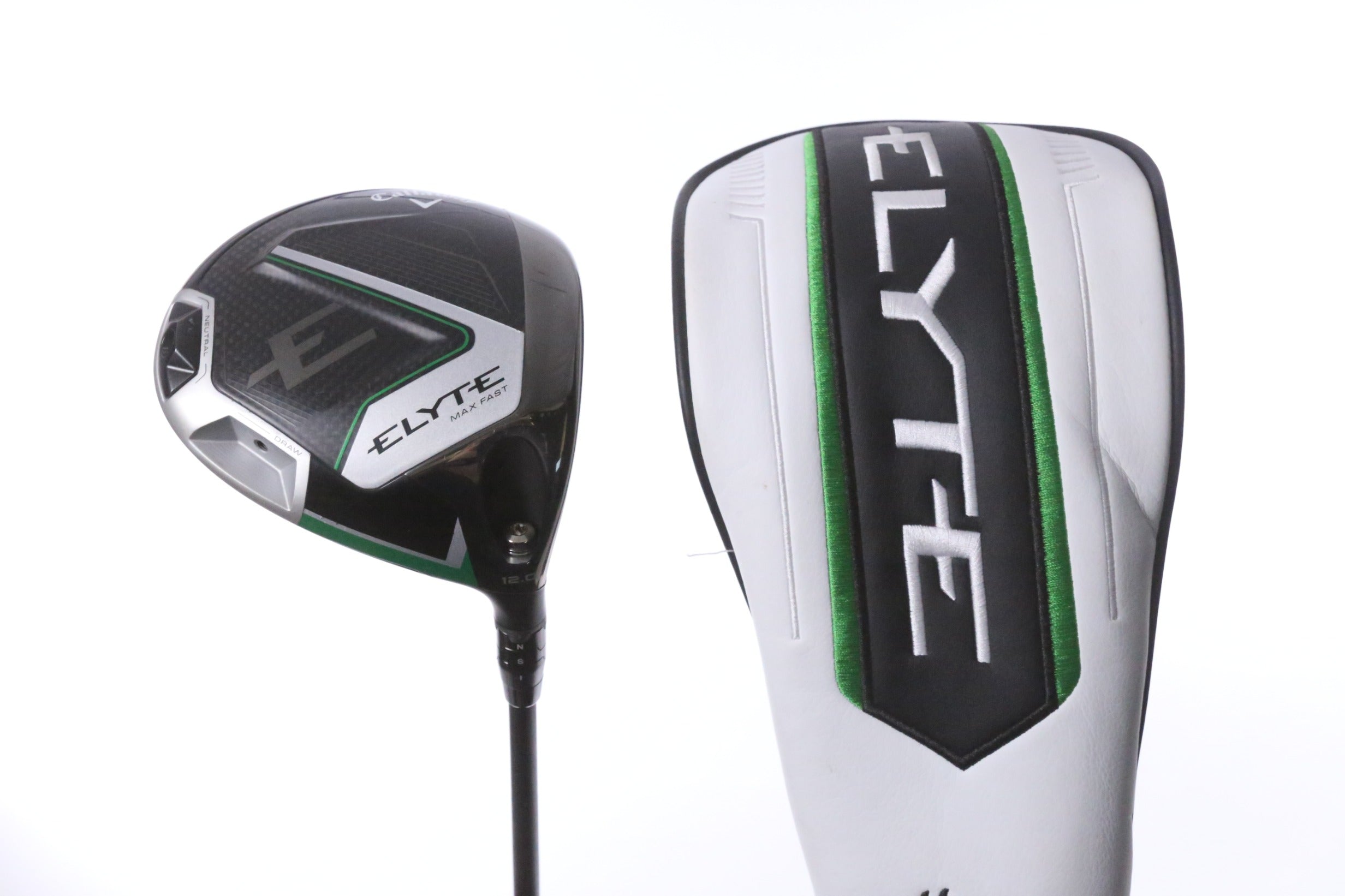 Used Callaway Elyte Max Fast Driver - 12 Degrees - Seniors Flex Mitsubishi Vanquish Blue - Right-Handed-Next Round