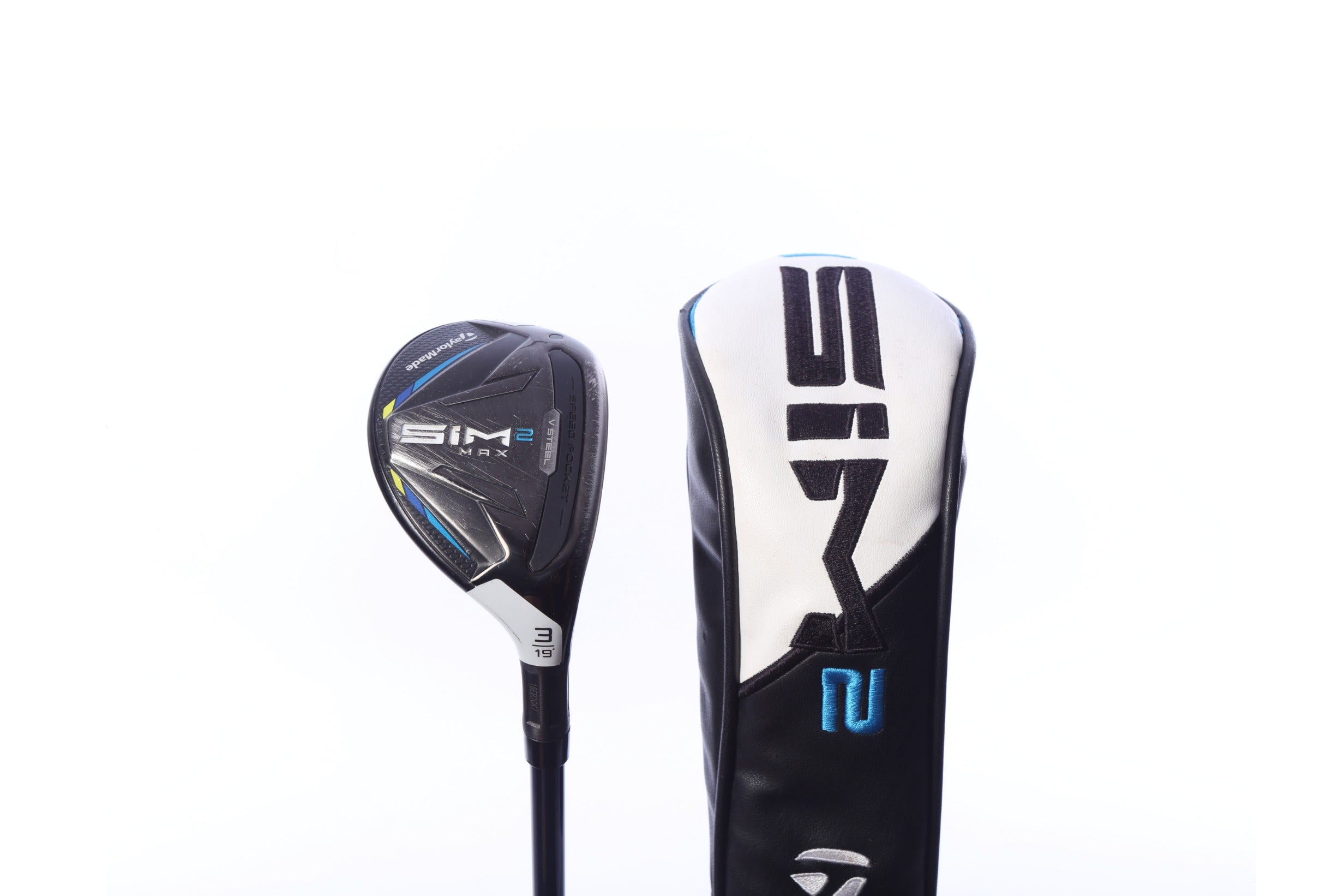 Used TaylorMade SIM2 MAX Rescue 3H Hybrid - Right-Handed - 19 Degrees - Regular Flex