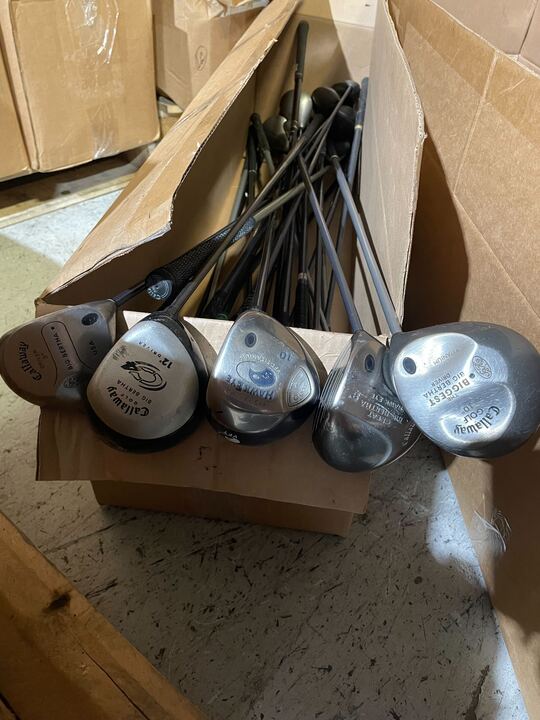 Wholesale Lot of 25 Callaway Big Bertha, Warbird, Hawkeye Drivers